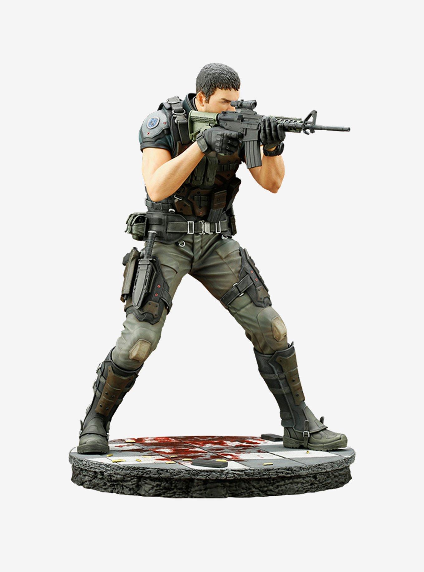 Kotobukiya Resident Evil Chris Redfield ArtFX Statue, , alternate