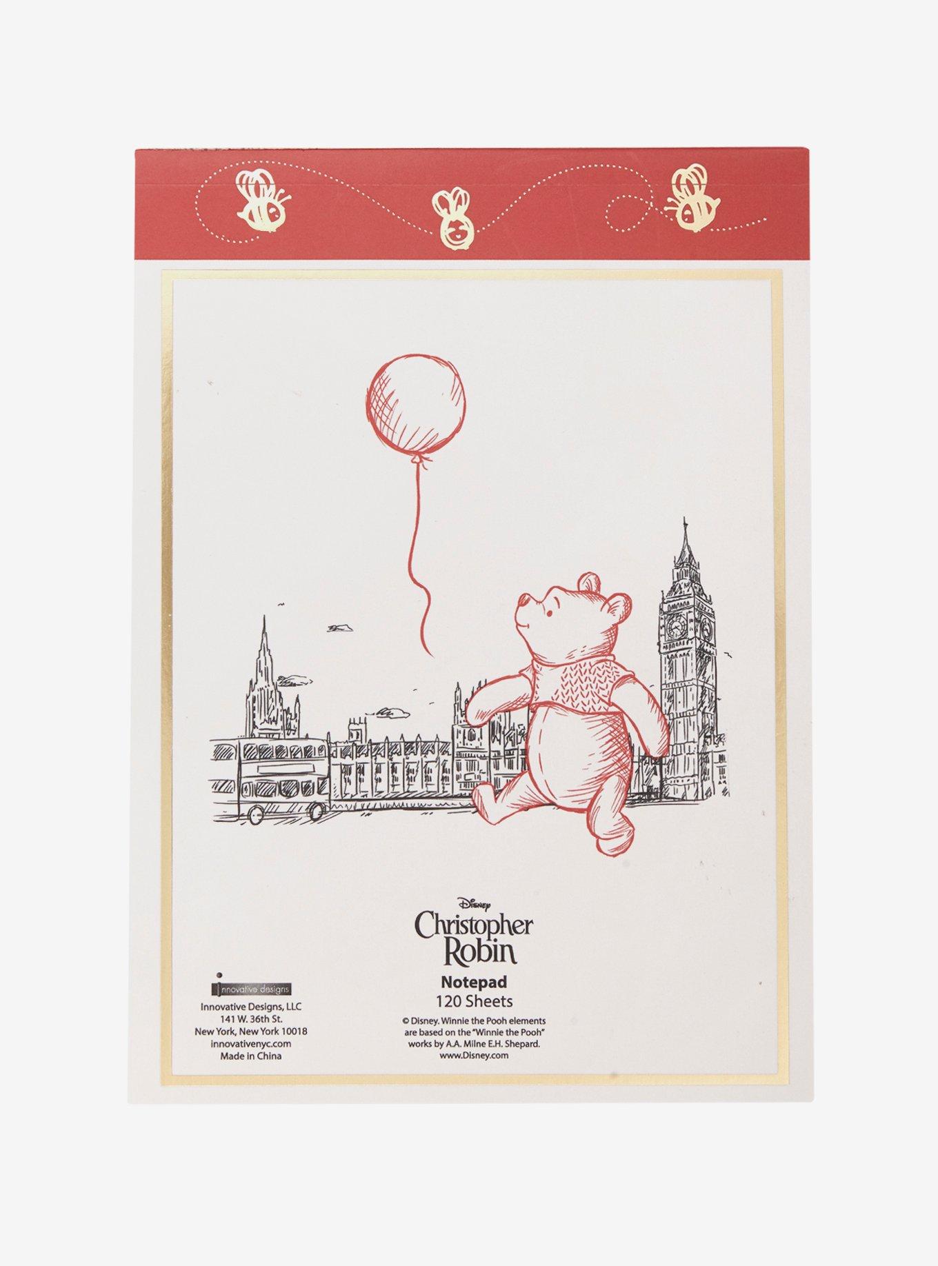 Disney Christopher Robin Winnie The Pooh Notepad, , alternate