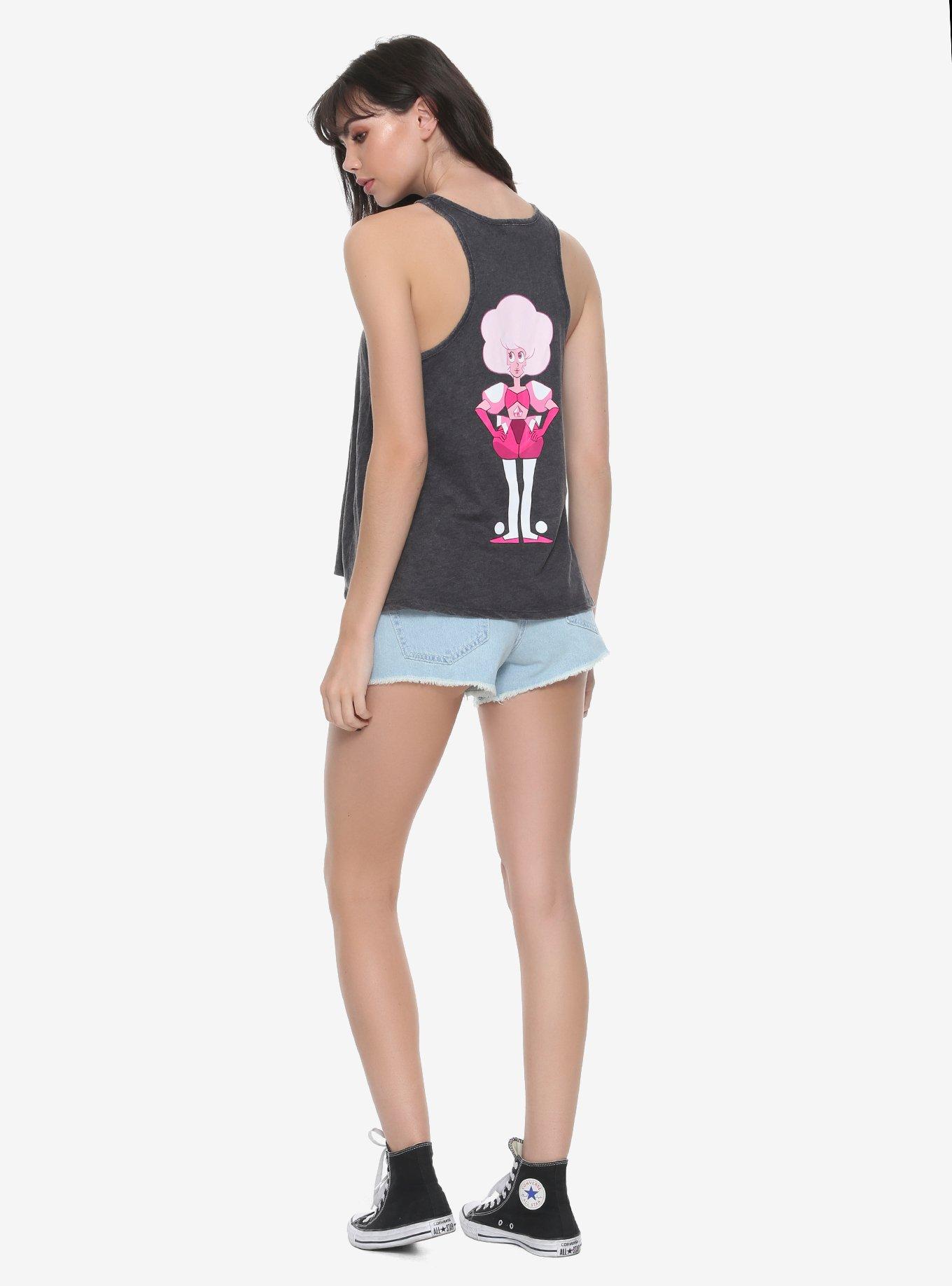 Steven Universe Pink Diamond Girls Tank Top, PINK, alternate