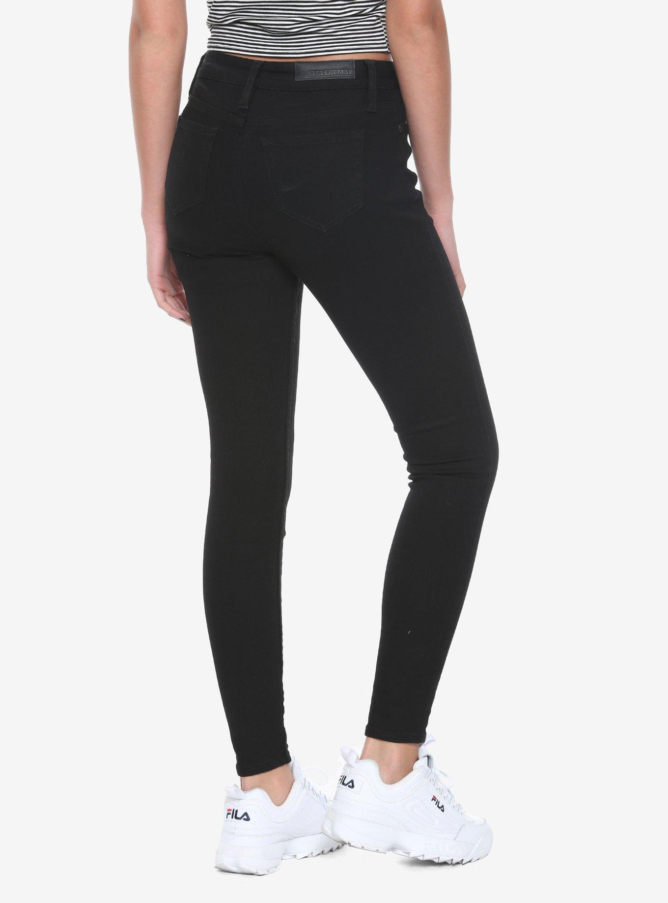 Blackheart Black Skinny Jeans, , alternate