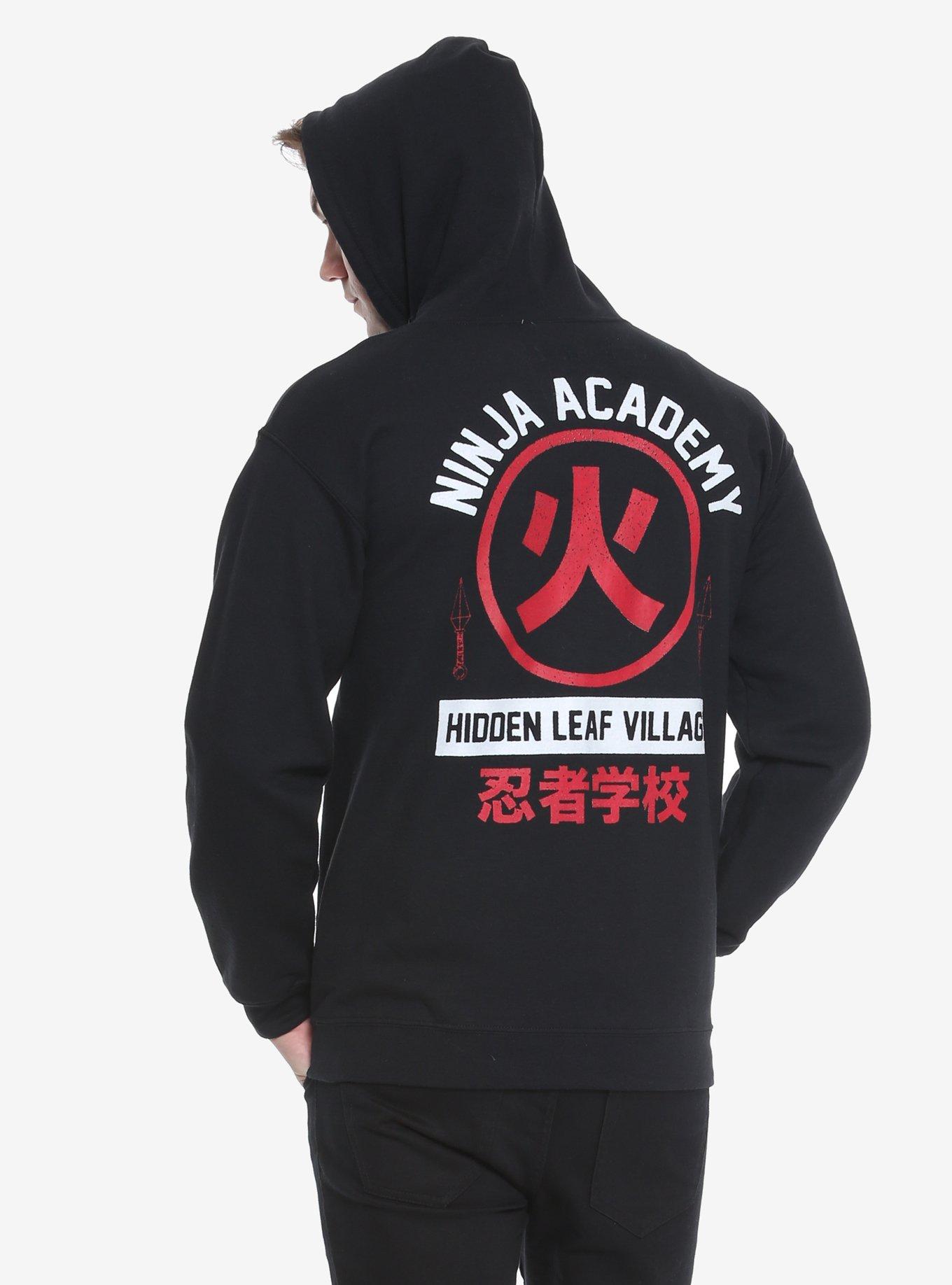 Naruto Shippuden Ninja Academy Hoodie Hot Topic Exclusive, , alternate