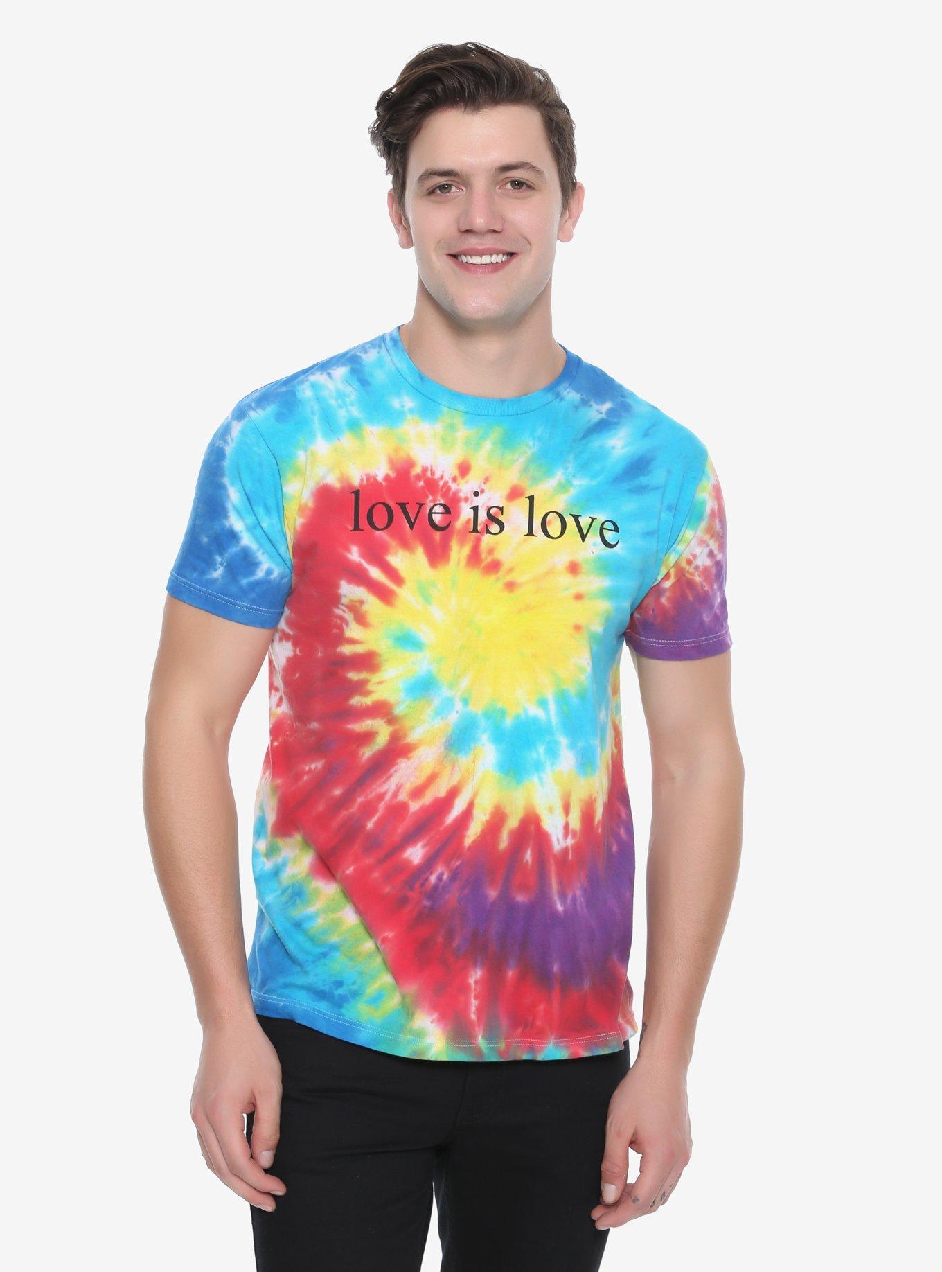 Love Is Love Tie Dye T-Shirt, , alternate