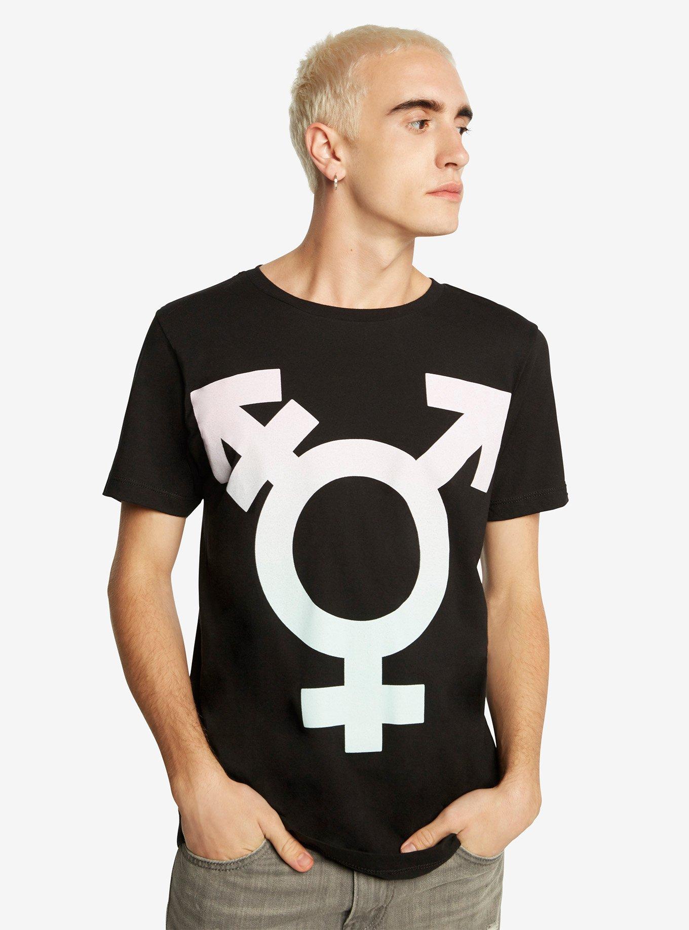 Transgender Pride Symbol T-Shirt, , alternate