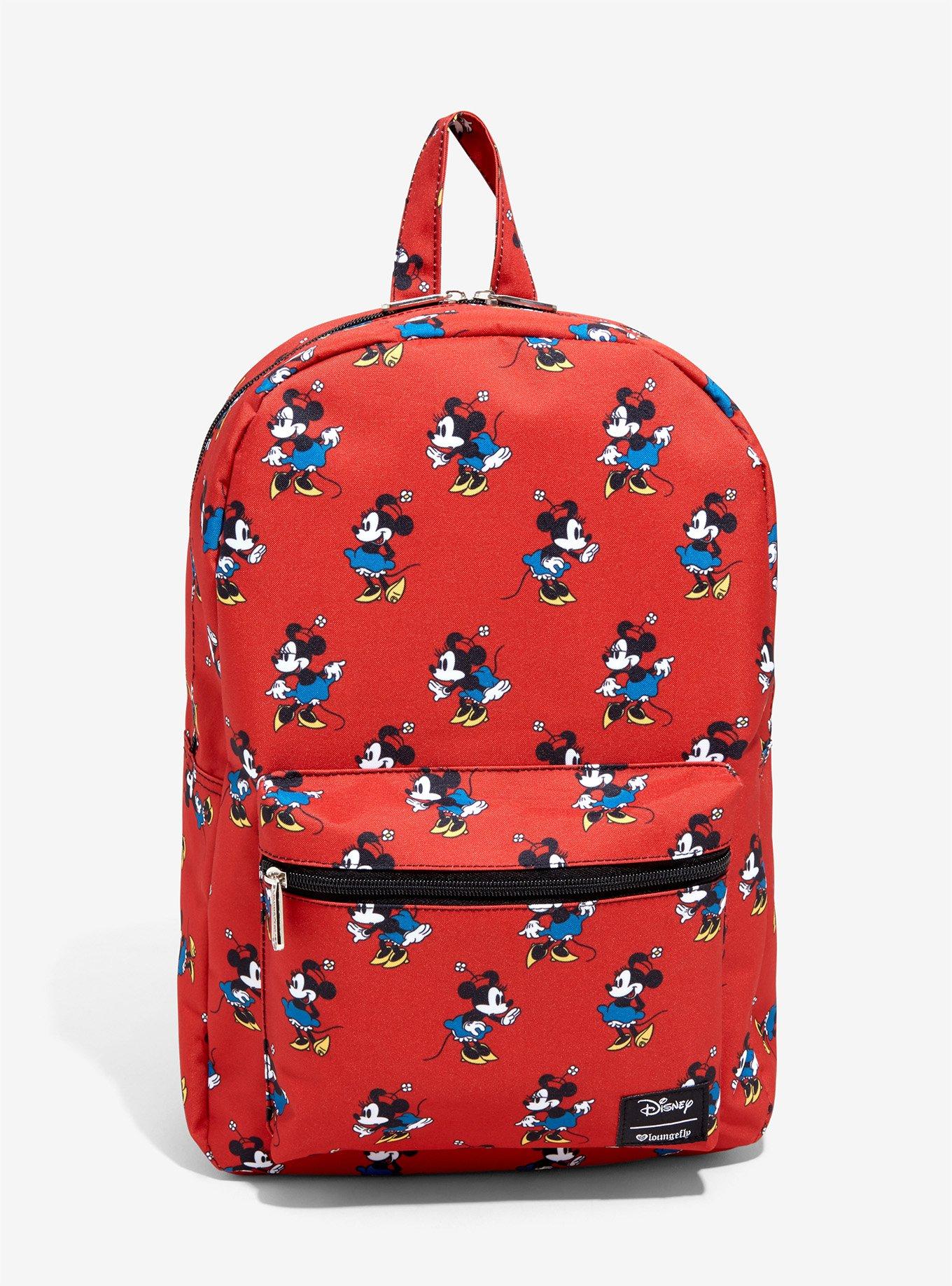 Loungefly Disney Minnie Mouse Classic Red Backpack, , alternate