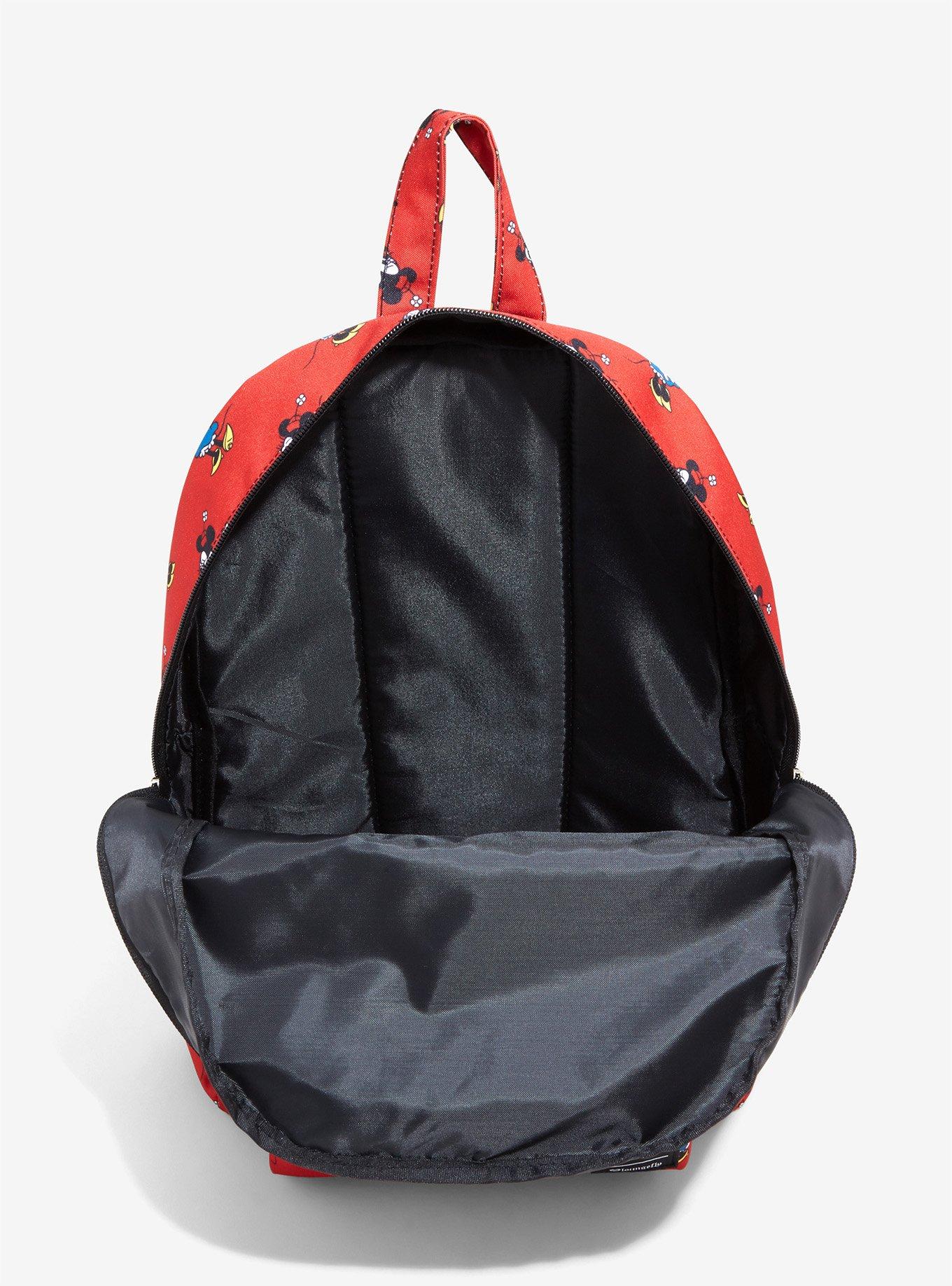 Loungefly Disney Minnie Mouse Classic Red Backpack, , alternate