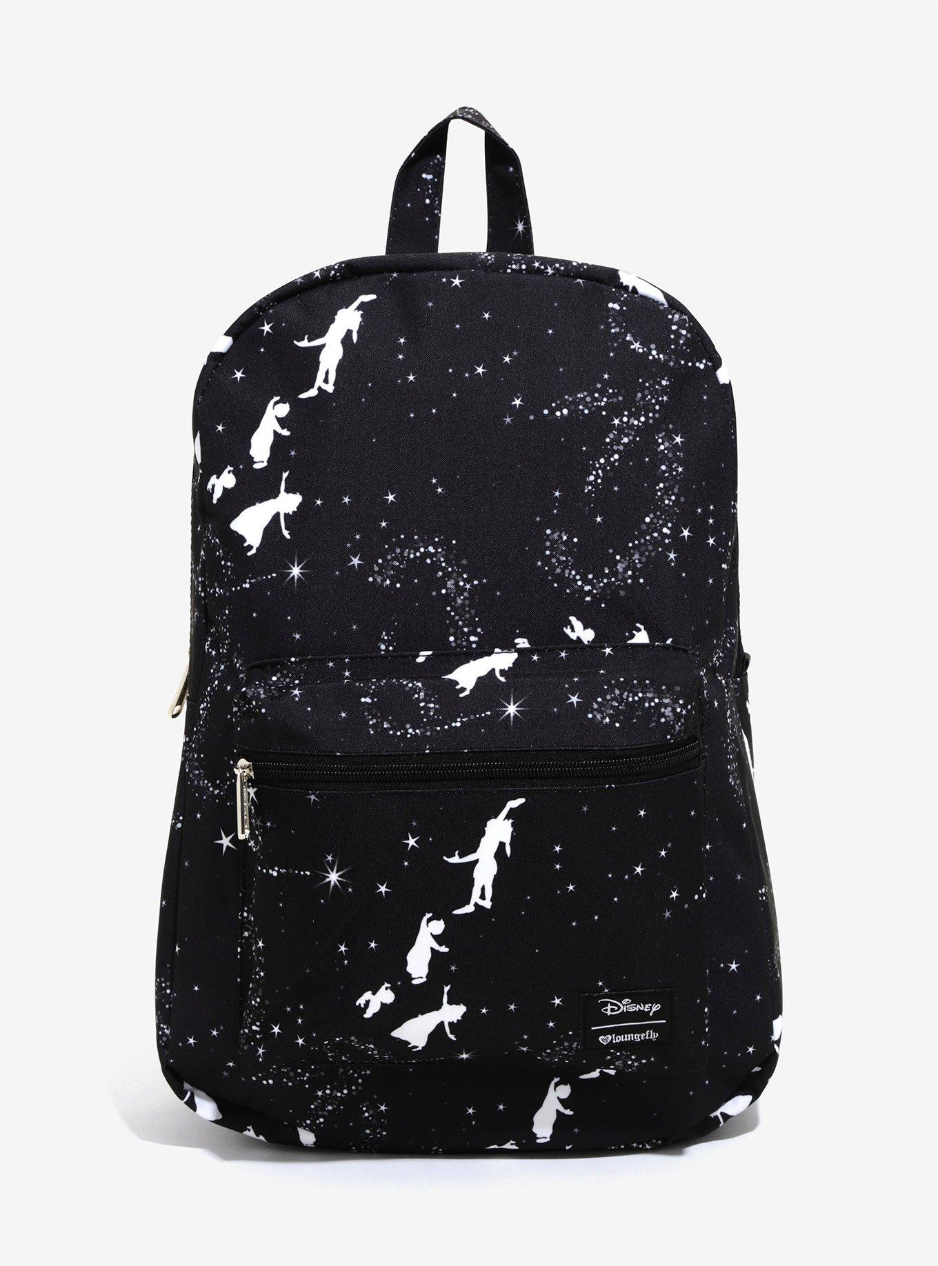 Loungefly Disney Peter Pan Black & White Backpack, , alternate