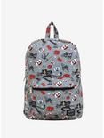 Loungefly Cuphead Devil & Dice Grey Backpack, , alternate