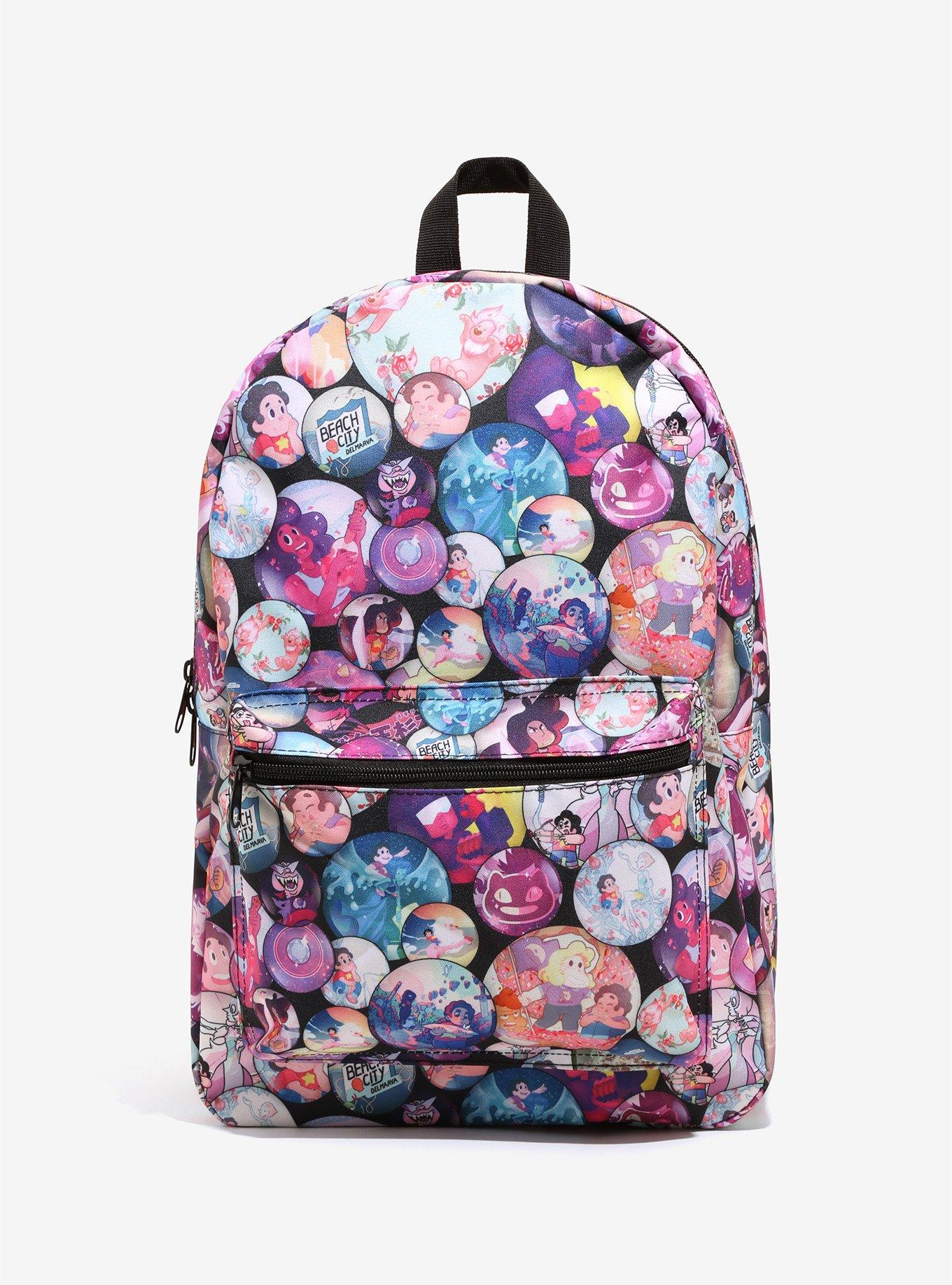 Steven Universe Button Print Backpack, , alternate