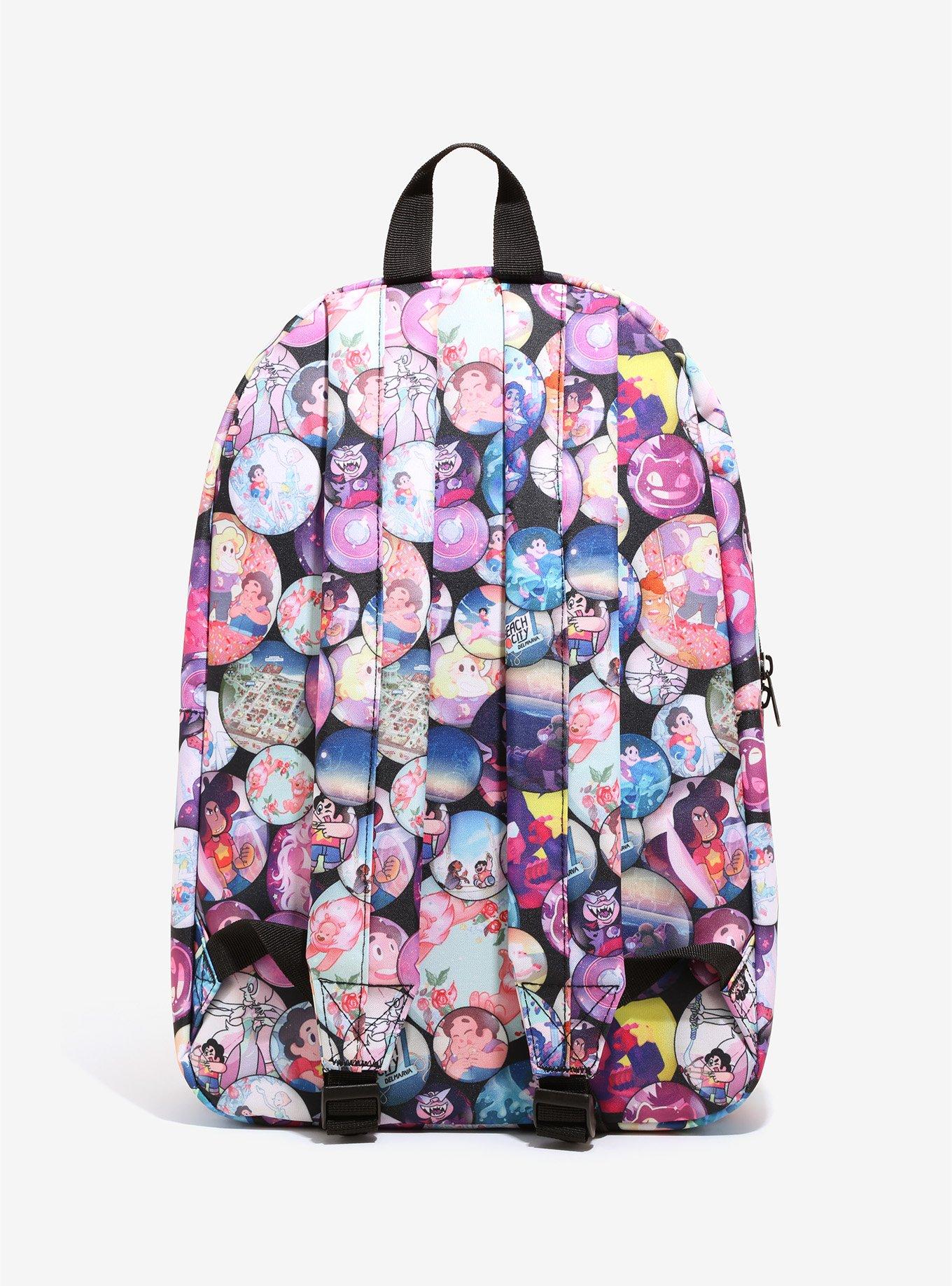 Steven Universe Button Print Backpack, , alternate