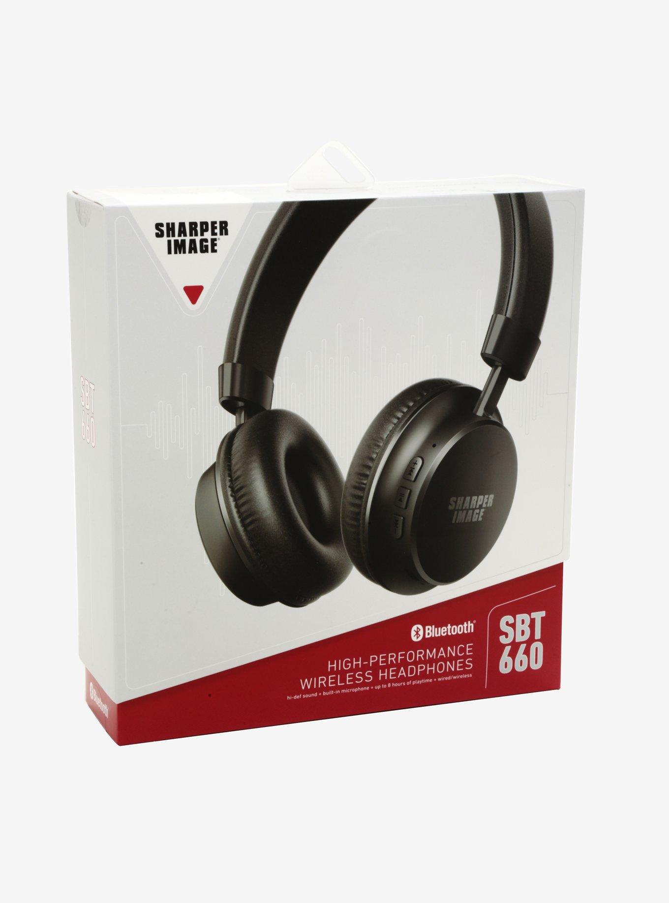 Black High-Performance Bluetooth Wireless Headphones, , alternate