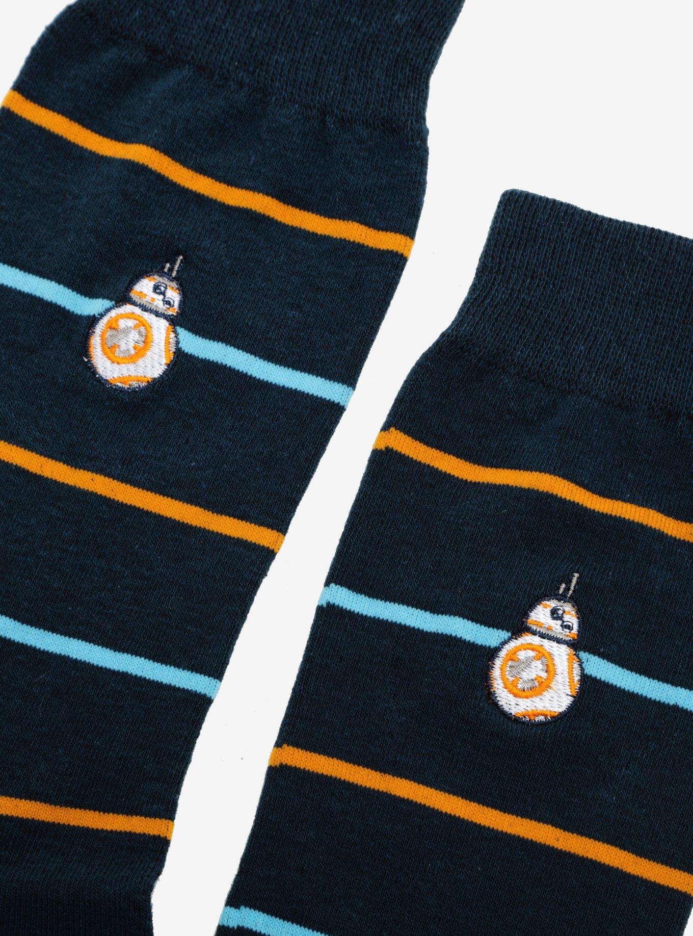 Star Wars BB-8 Striped Dress Socks - BoxLunch Exclusive, , alternate