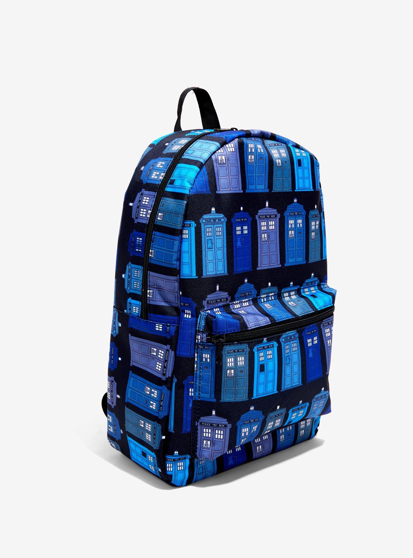 Doctor Who TARDIS Print Backpack, , alternate