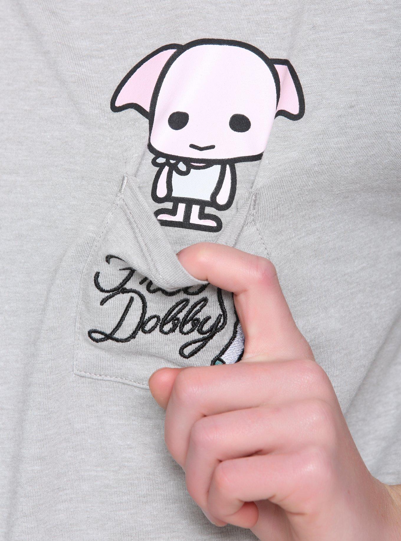 Harry Potter Free Dobby Pocket Womens Tee - BoxLunch Exclusive, , alternate