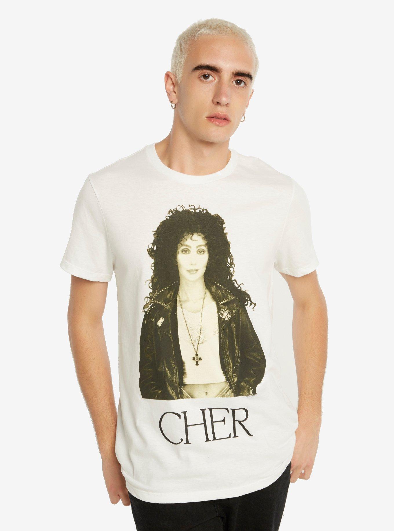 Cher Sepia Photo T-Shirt, , alternate
