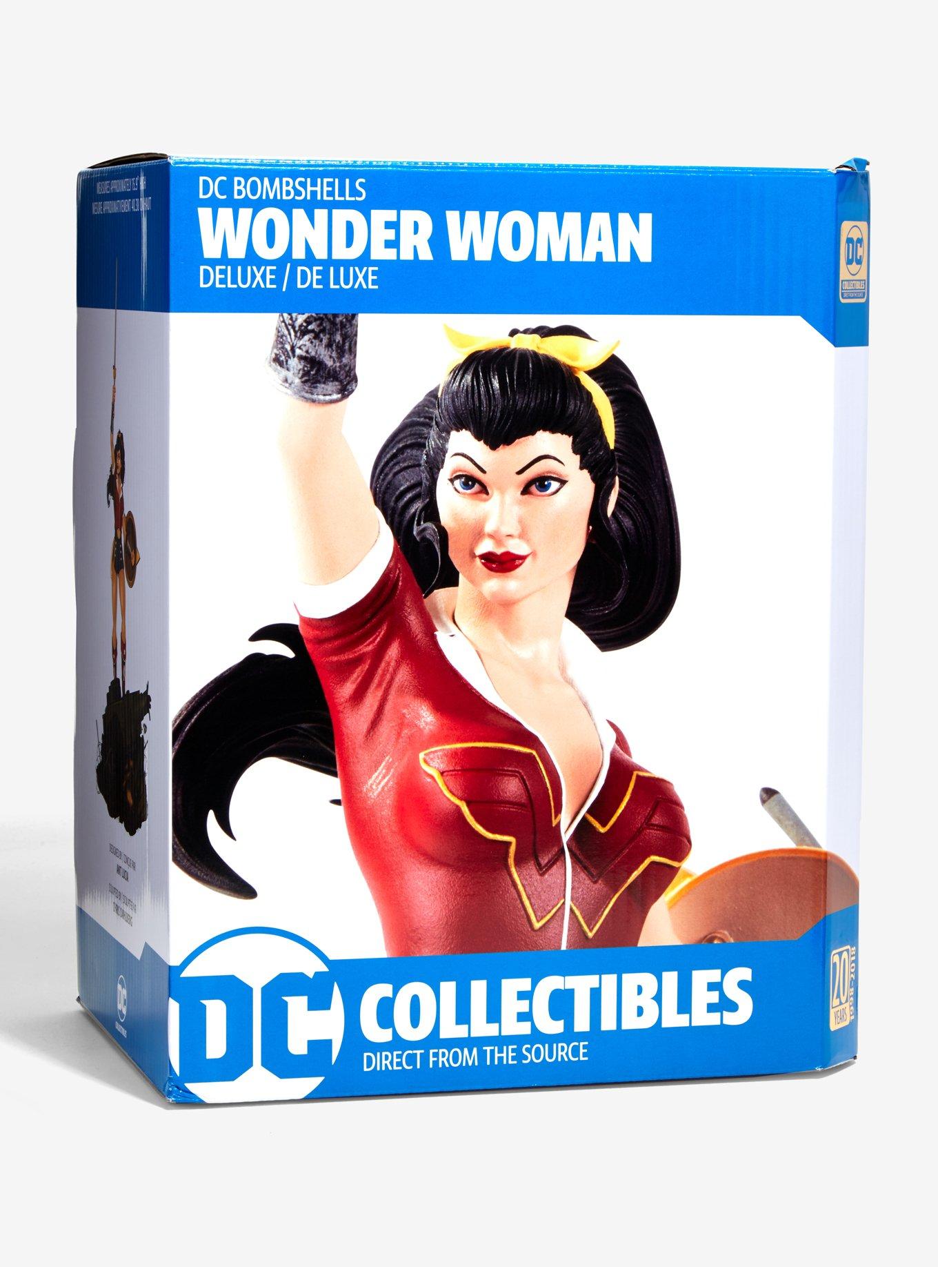 DC Collectibles Bombshells Wonder Woman Deluxe Resin Statue, , alternate