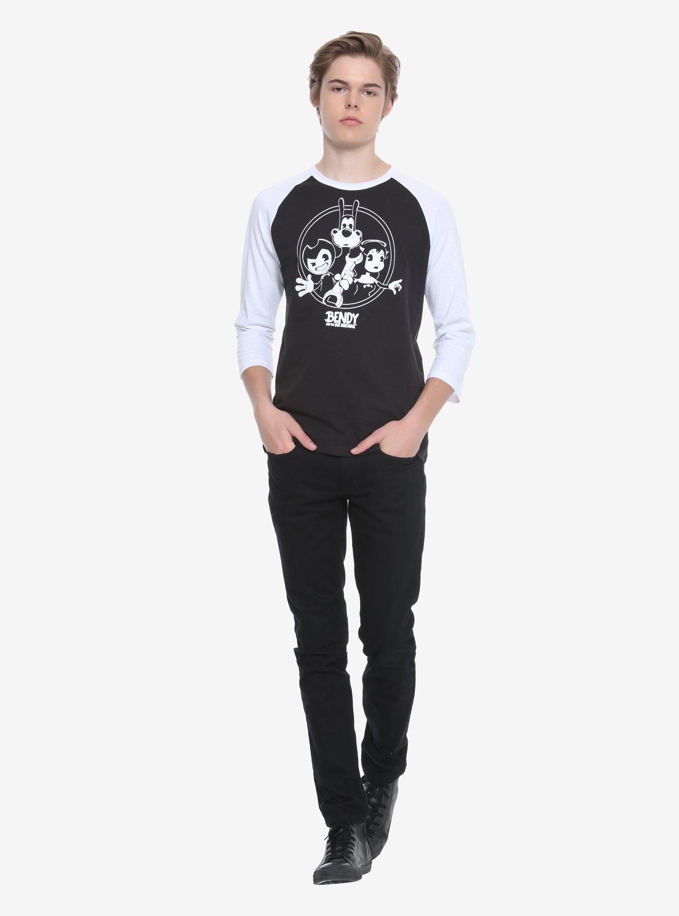 Bendy And The Ink Machine Group Raglan Hot Topic Exclusive, , alternate