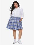 Harry Potter Ravenclaw Plaid Skirt Plus Size, , alternate