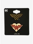 DC Comics Wonder Woman Heart Enamel Pin, , alternate