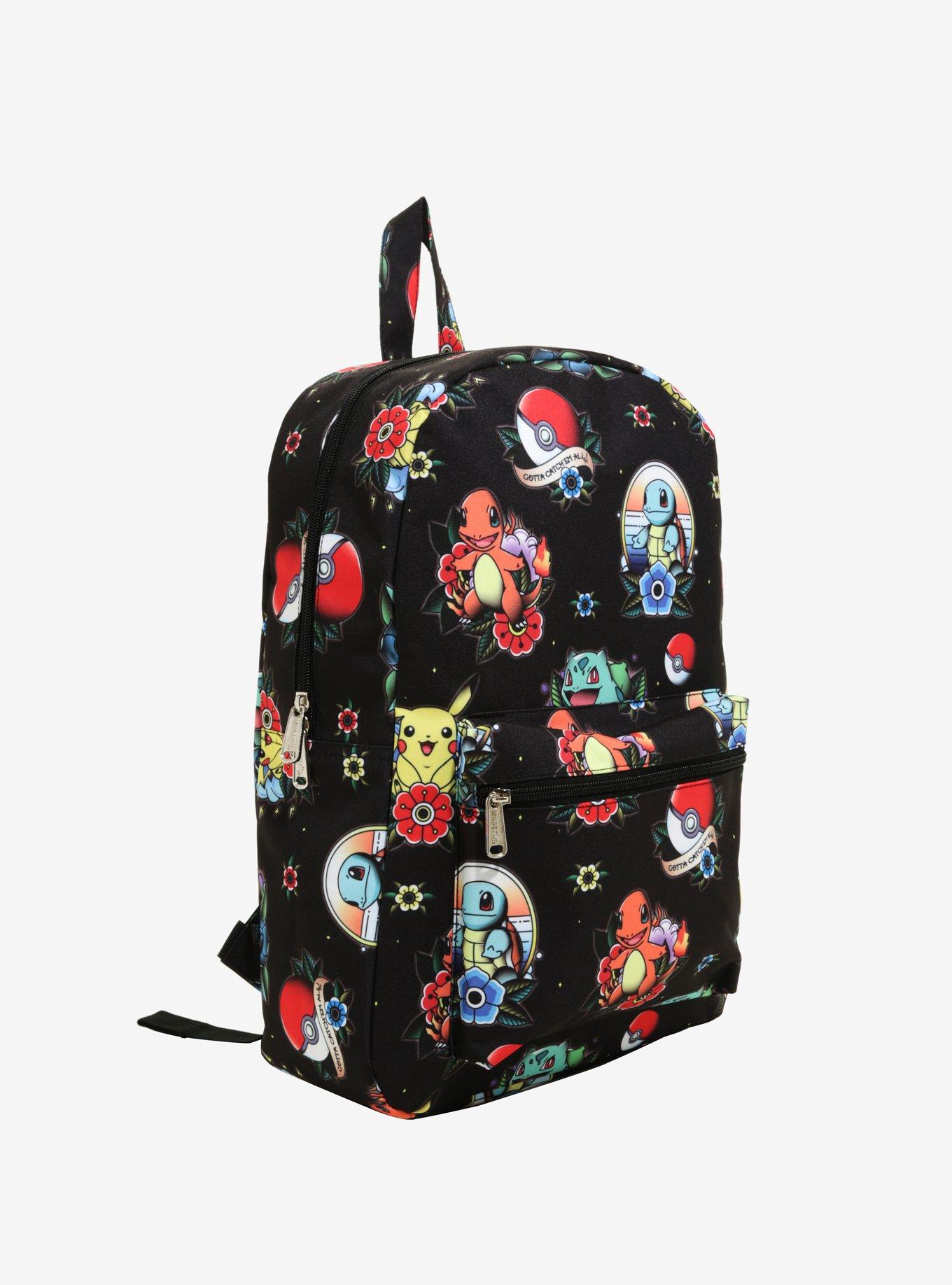 Loungefly Pokemon Tattoo Print Backpack, , alternate