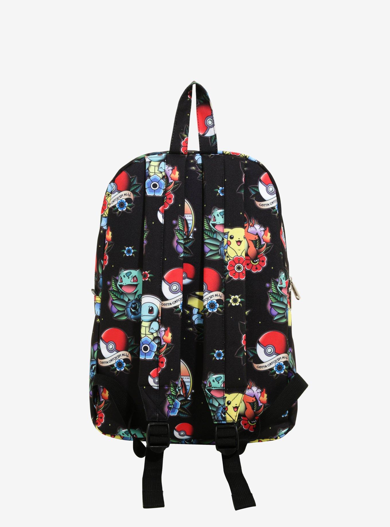 Loungefly Pokemon Tattoo Print Backpack, , alternate