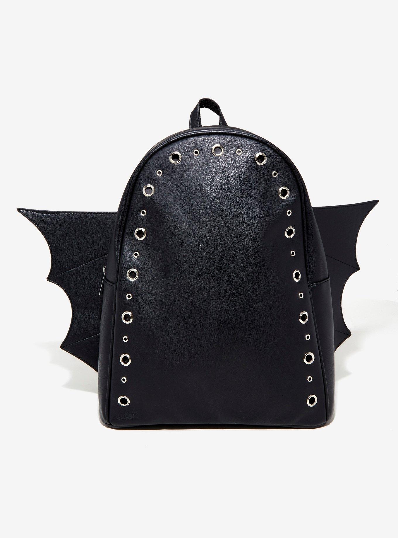 Black Bat Wing Backpack, , alternate