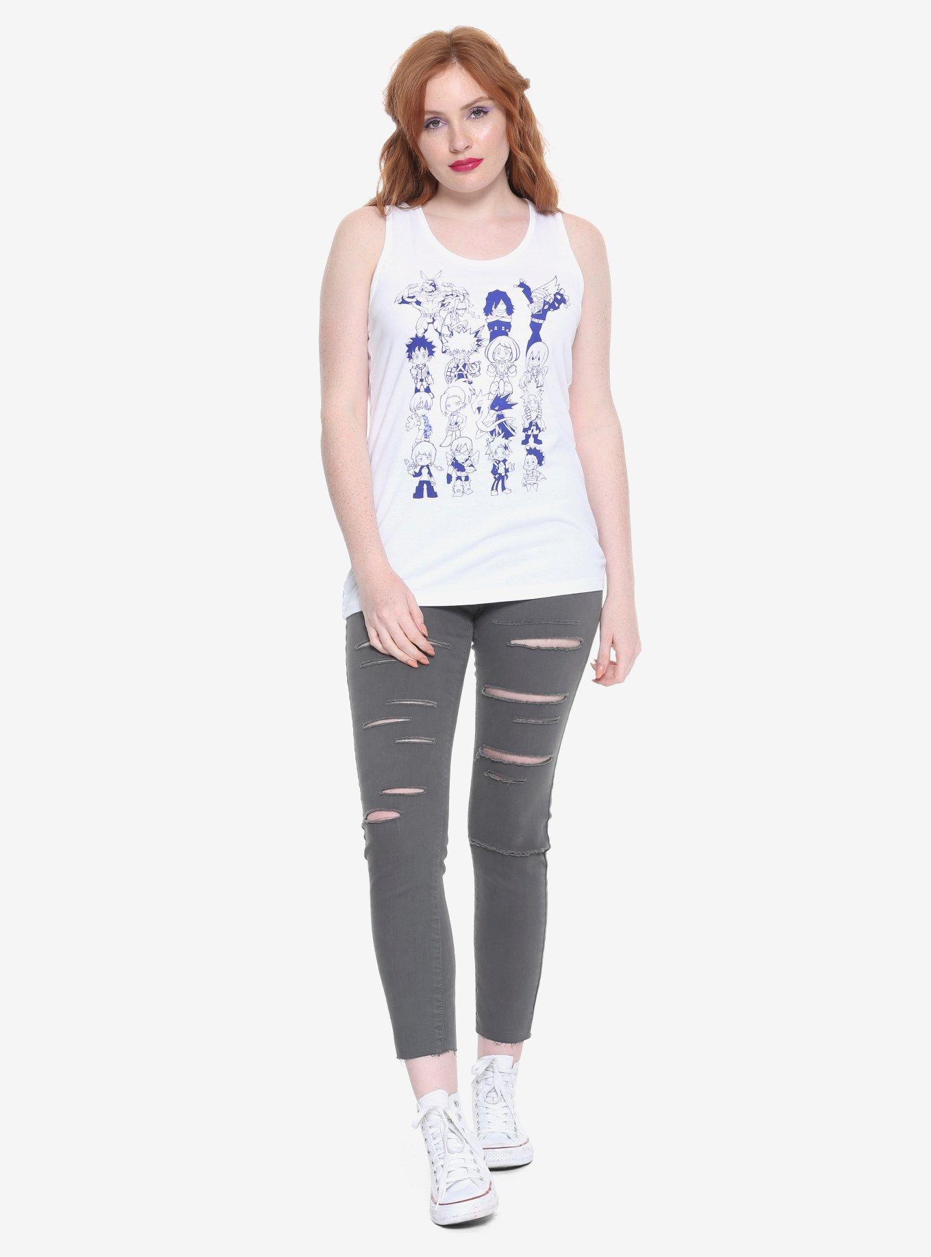 My Hero Academia Chibi Characters Girls Tank Top, , alternate