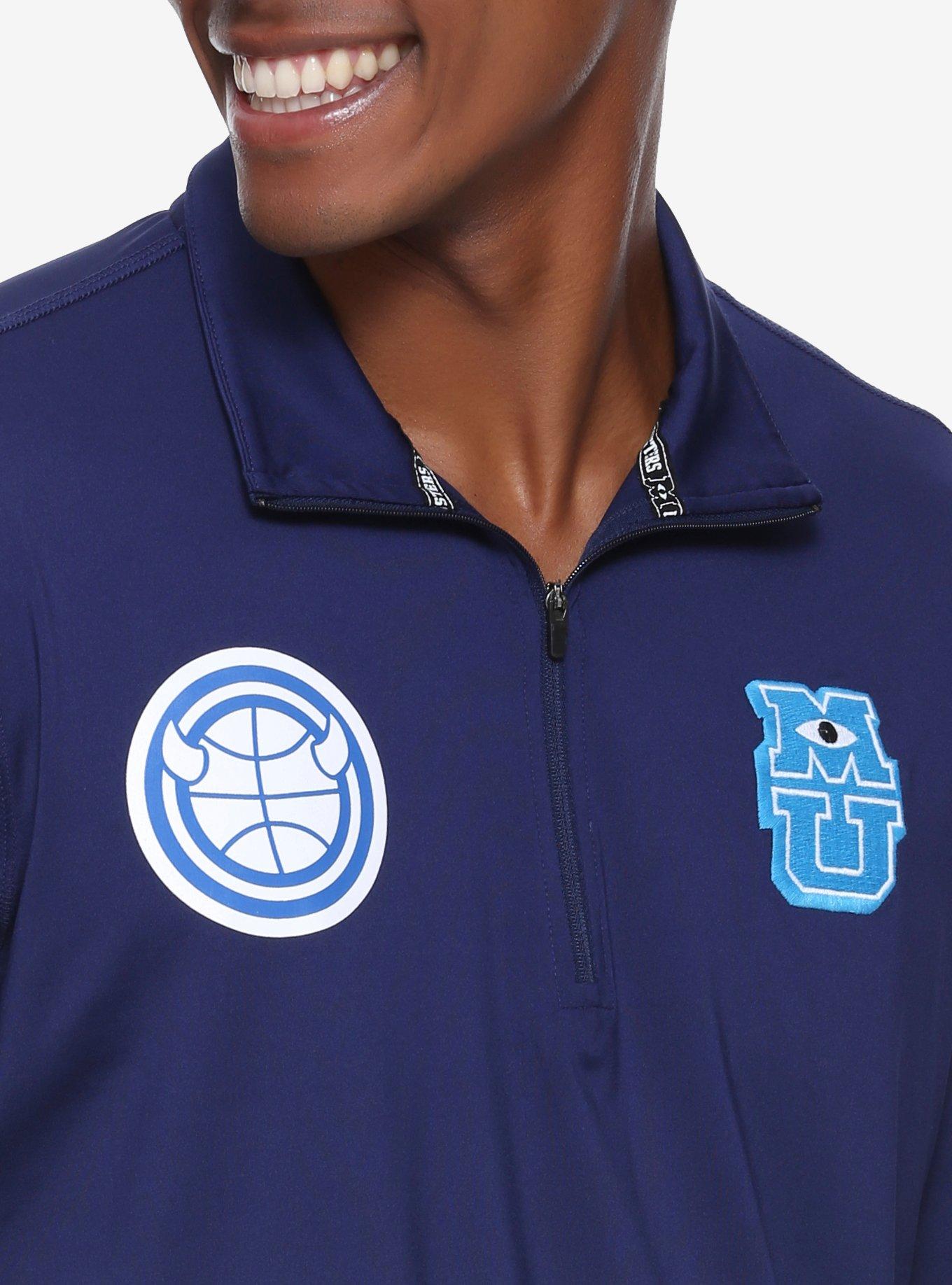 Disney Pixar Monsters University Quarter Zip Jersey - BoxLunch Exclusive, , alternate