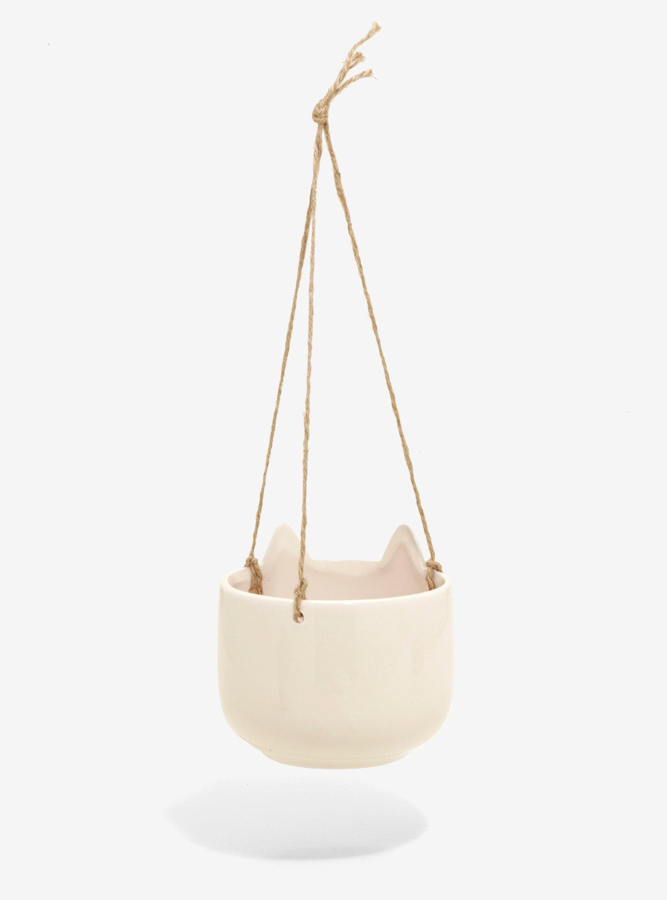 Sass And Belle Hanging Cat Planter, , alternate