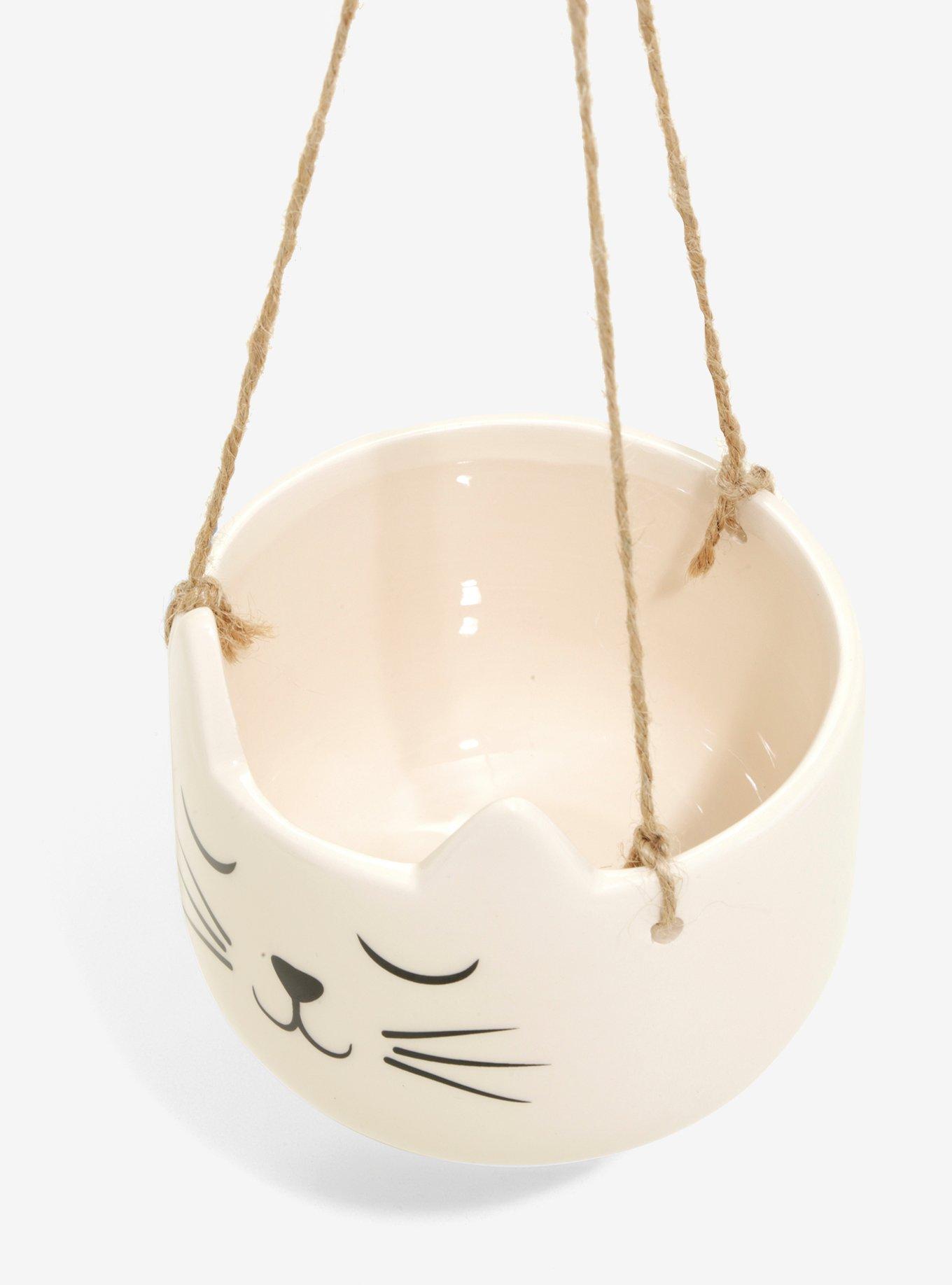 Sass And Belle Hanging Cat Planter, , alternate