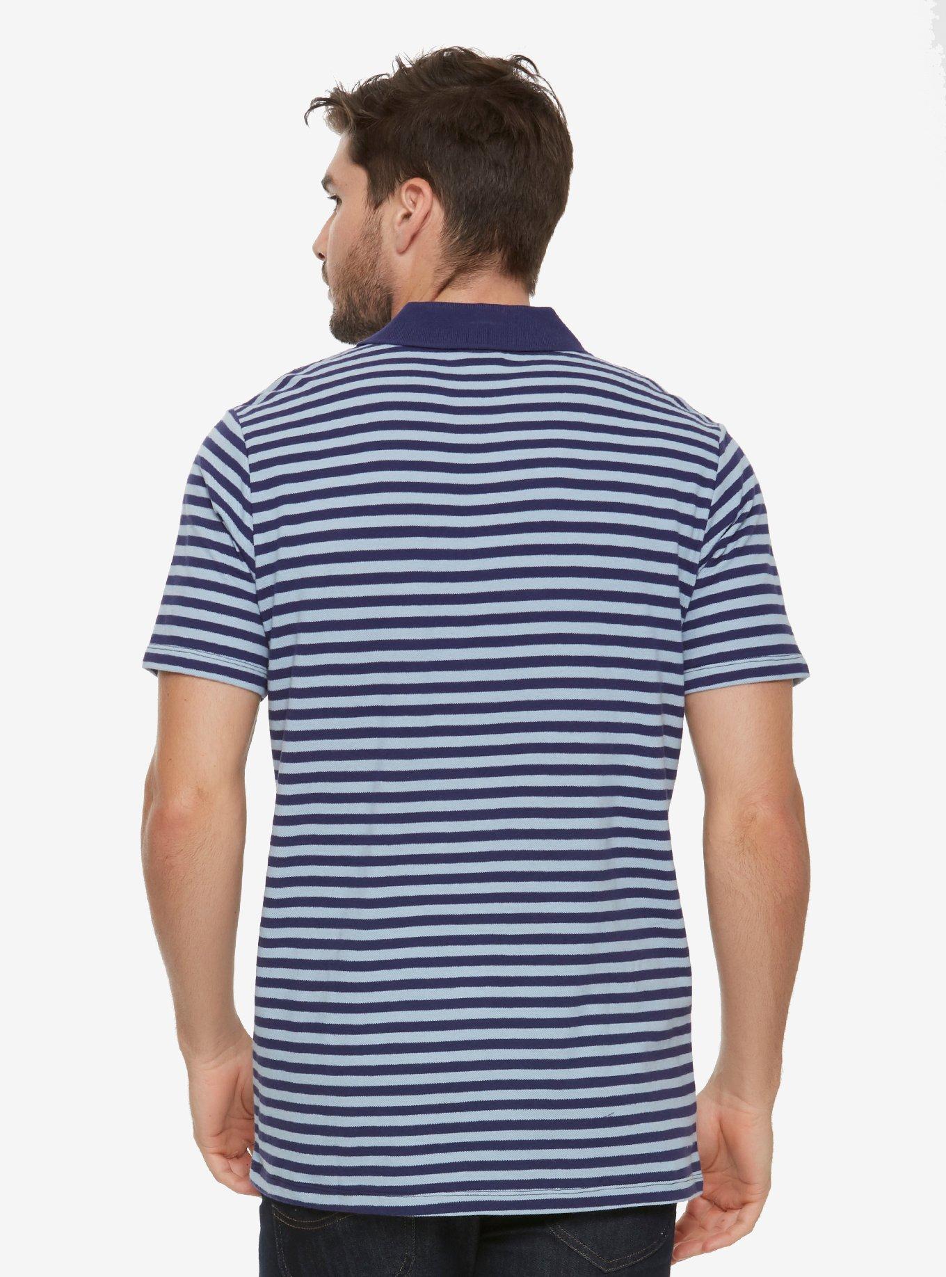 Disney Pixar Monsters University Striped Polo Shirt - BoxLunch Exclusive, , alternate