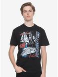 Solo: A Star Wars Story Millennium Falcon Speedway T-Shirt Hot Topic Exclusive, BLACK, alternate