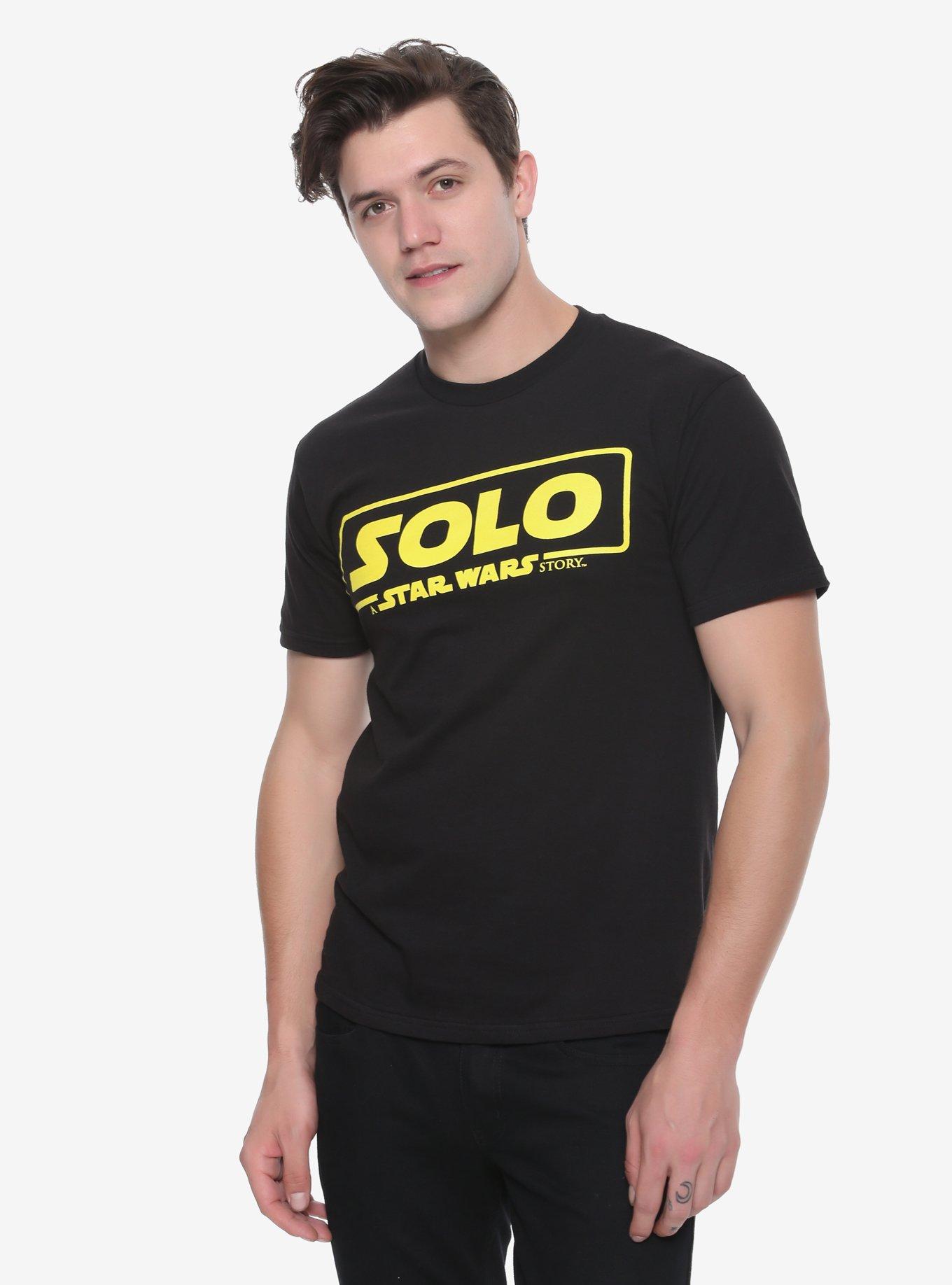 Solo: A Star Wars Story Title T-Shirt Hot Topic Exclusive, BLACK, alternate