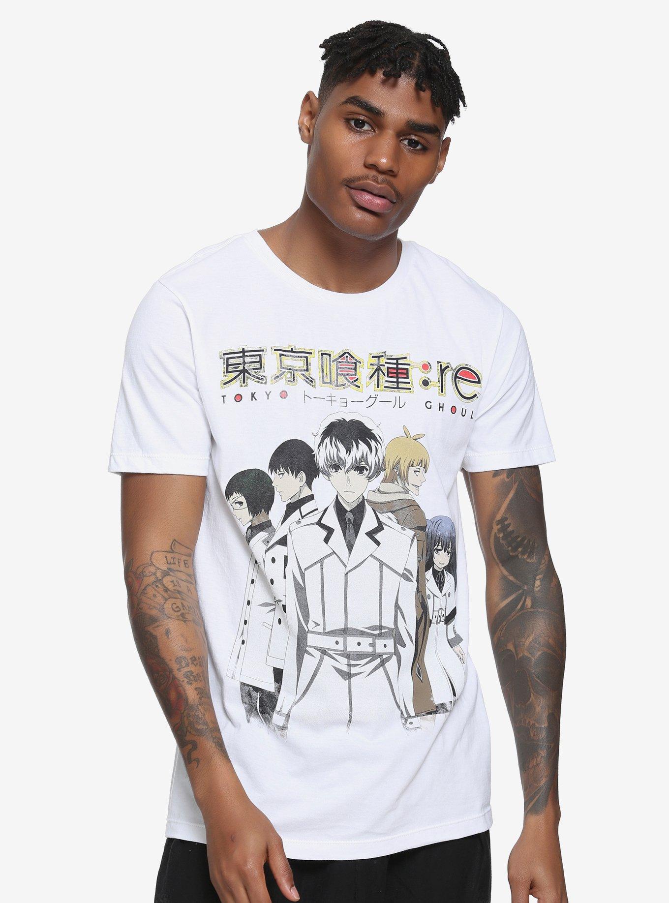 Tokyo Ghoul: Re Group White T-Shirt Hot Topic Exclusive, , alternate