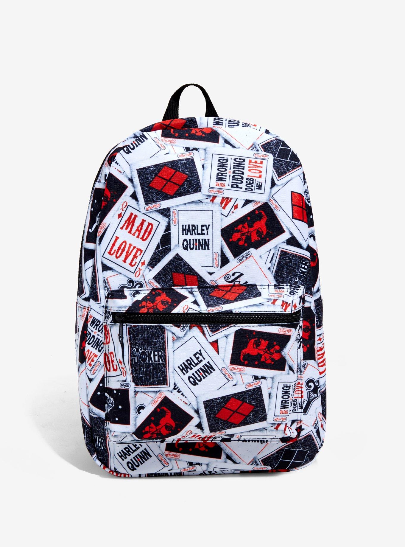 DC Comics Harley Quinn Card Backpack, , alternate