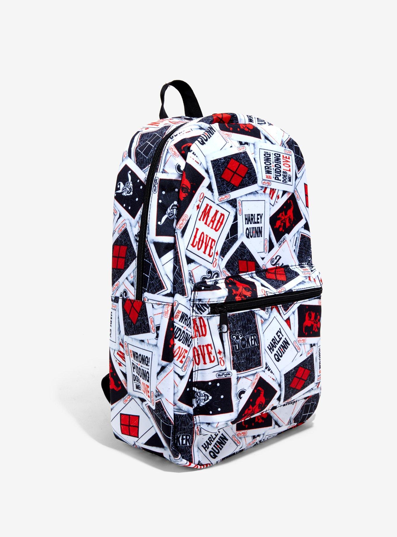 DC Comics Harley Quinn Card Backpack, , alternate