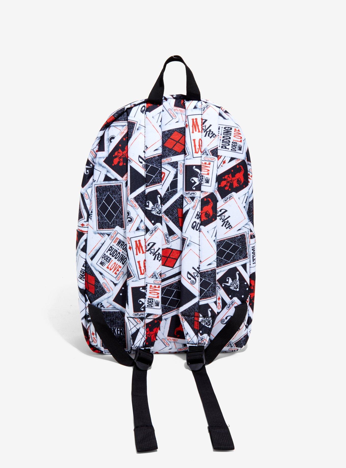 DC Comics Harley Quinn Card Backpack, , alternate