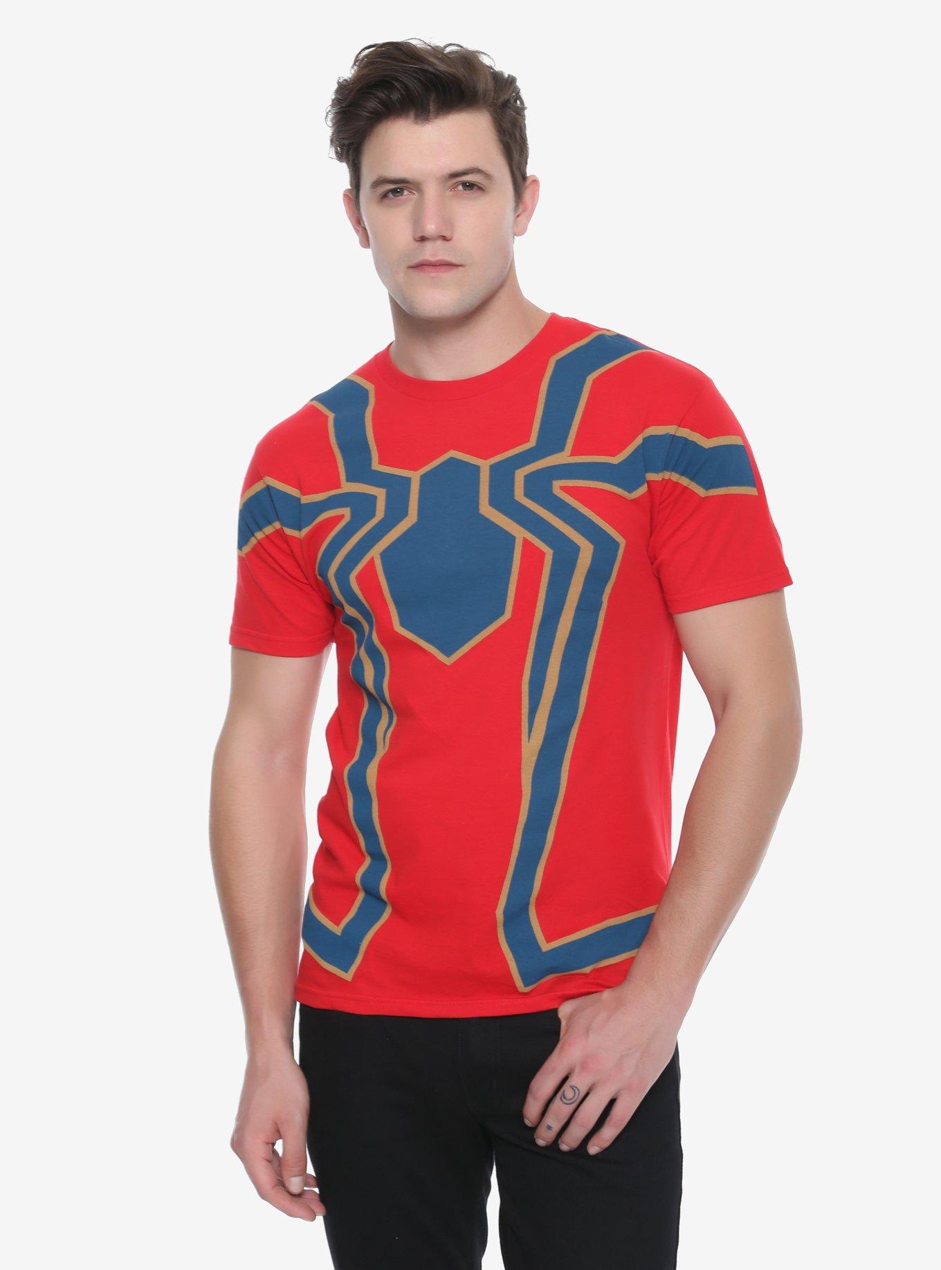 Marvel Avengers: Infinity War Iron Spider T-Shirt Hot Topic Exclusive, RED, alternate