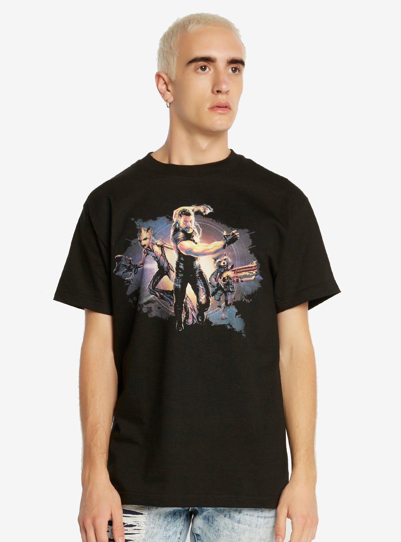 Marvel Avengers: Infinity War Team Thor T-Shirt Hot Topic Exclusive, BLACK, alternate