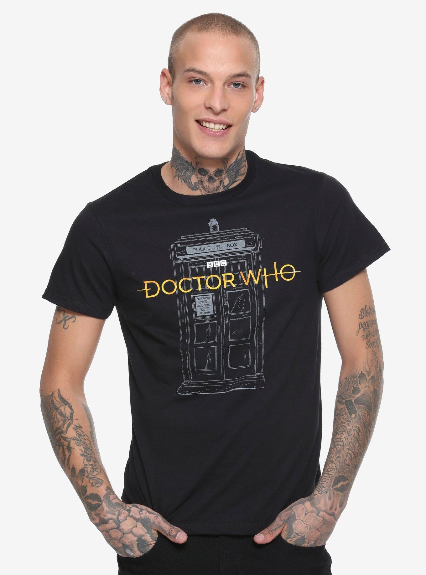 Doctor Who New Logo T-Shirt Hot Topic Exclusive, , alternate