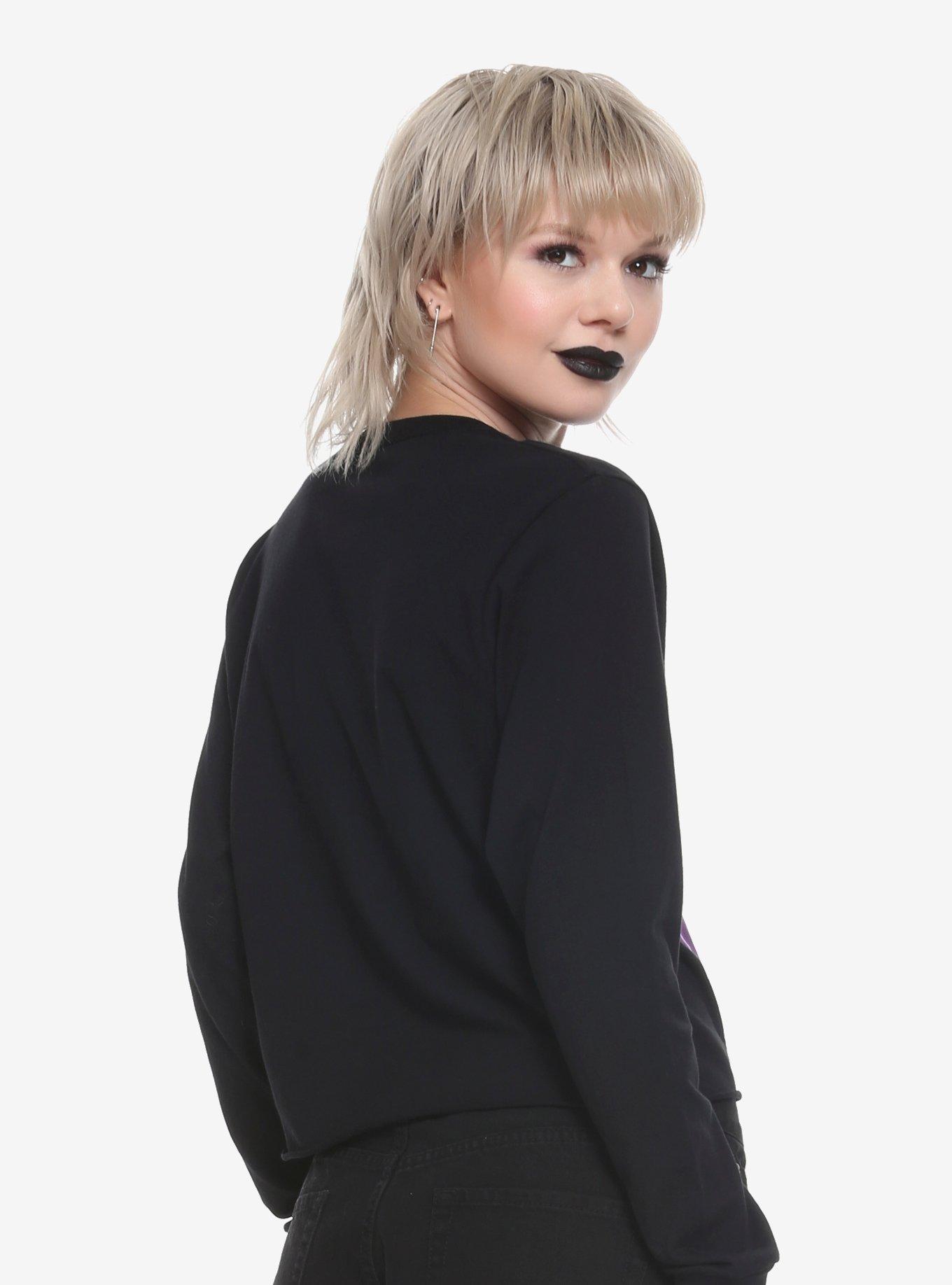 Fall Out Boy Hold Me Tight Crop Long-Sleeve Girls T-Shirt, , alternate