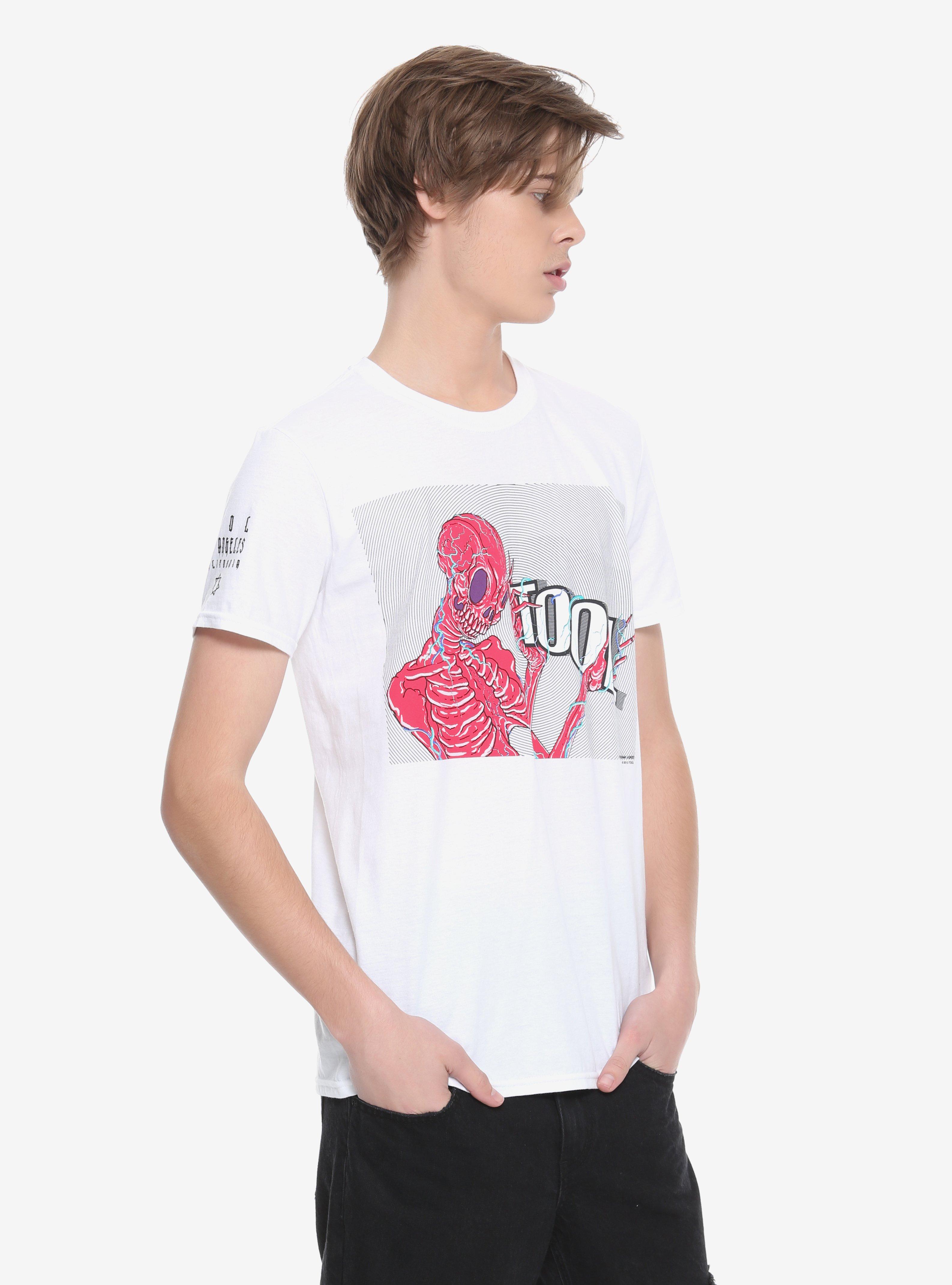 Tool Pink Skeleton T-Shirt, , alternate