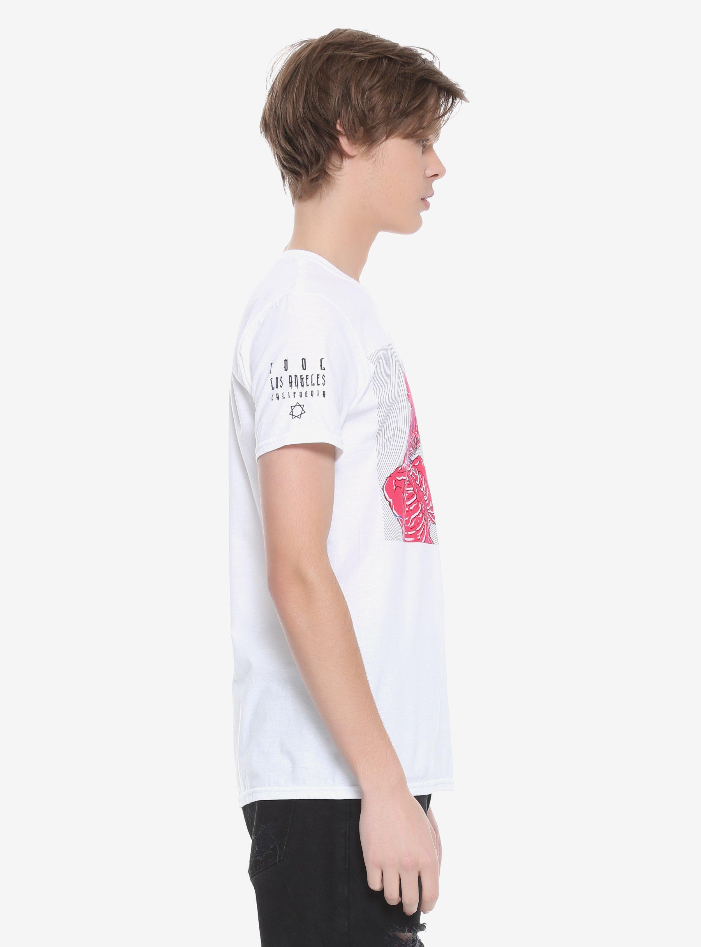 Tool Pink Skeleton T-Shirt, , alternate
