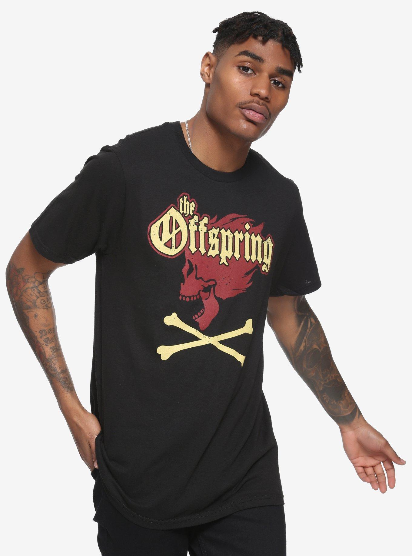 The Offspring Flaming Skull T-Shirt, , alternate