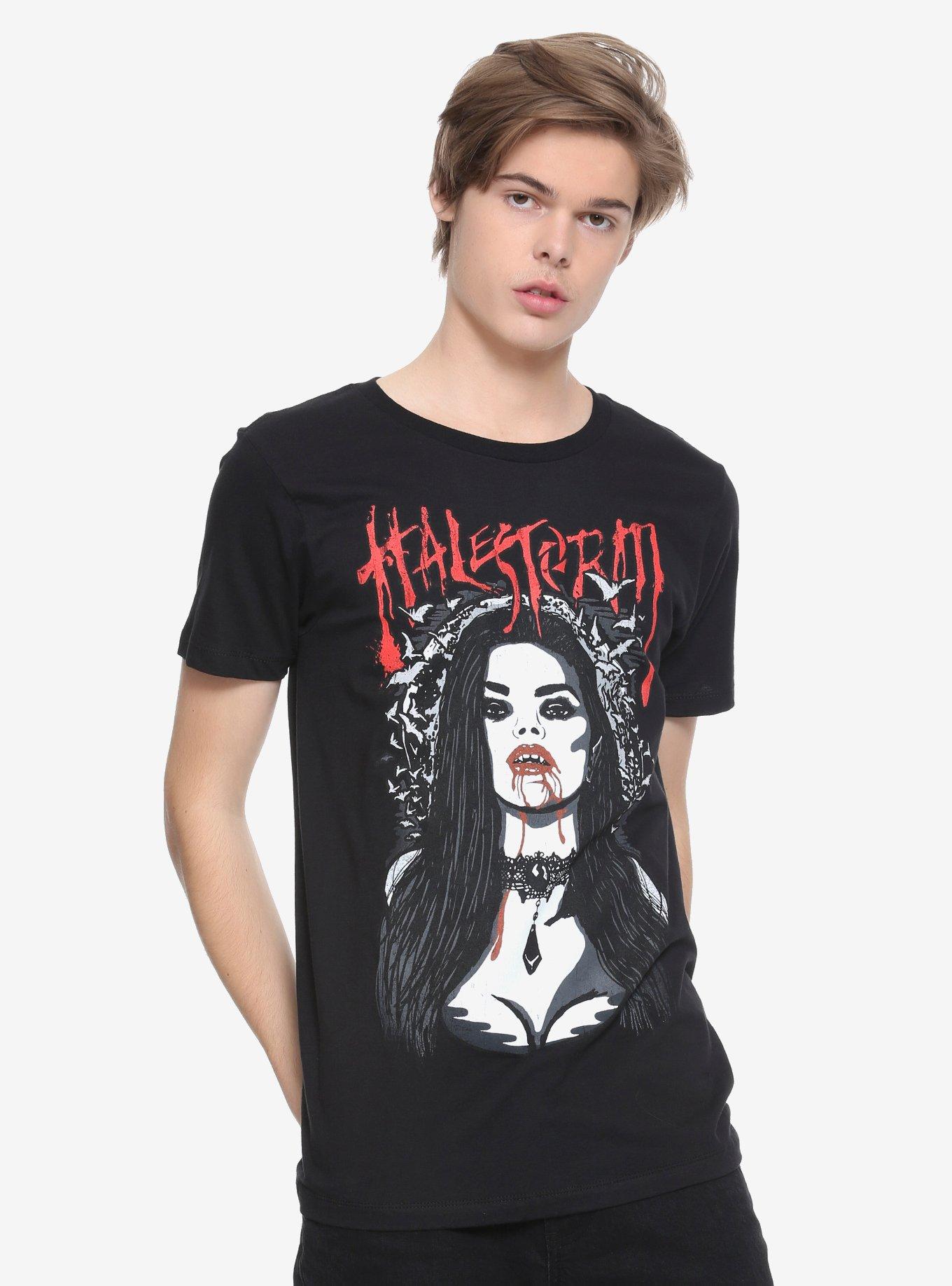 Halestorm Vampire Girl T-Shirt, , alternate