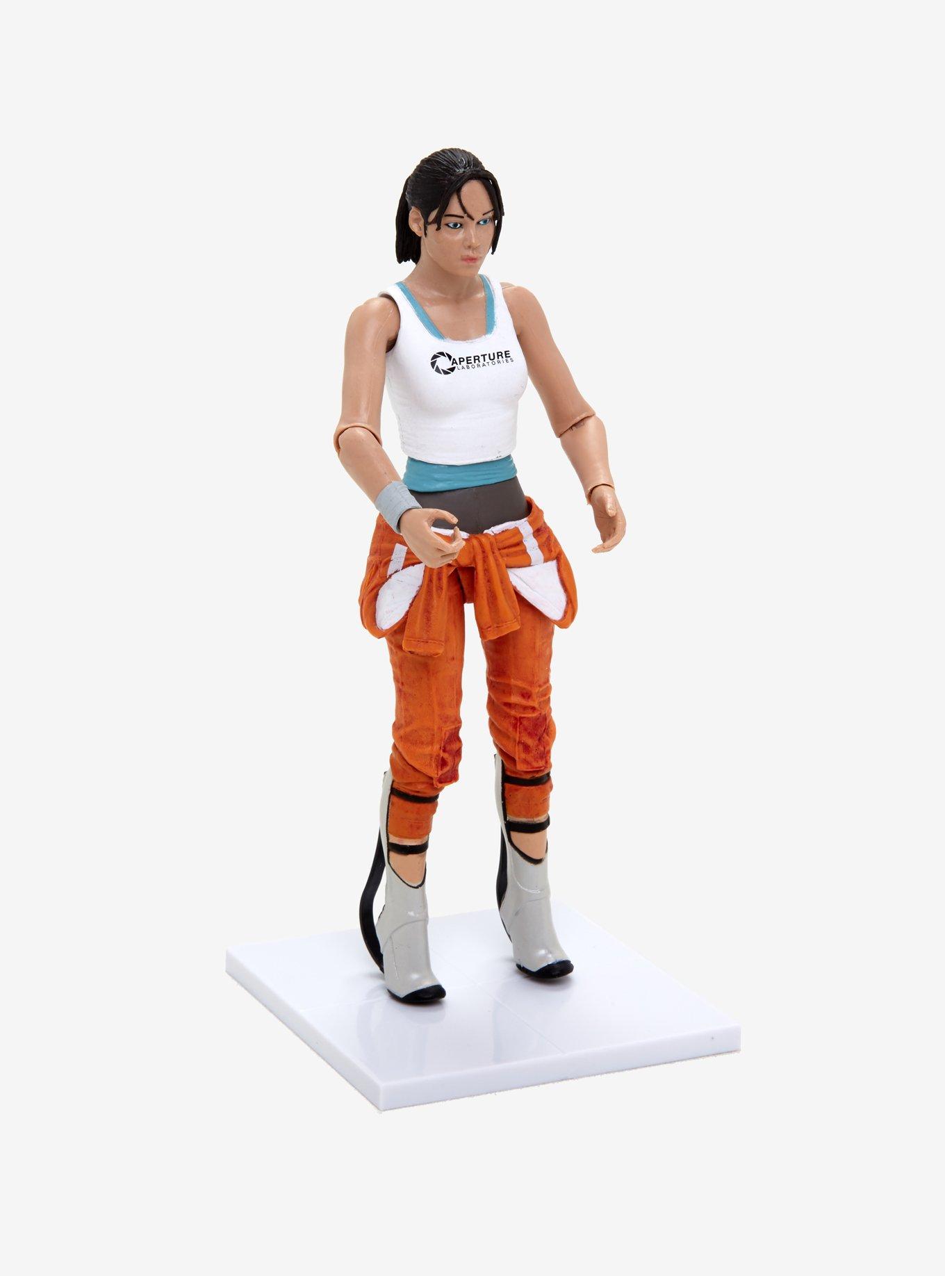 Portal 2 Chell Poseable Light Up Figure, , alternate