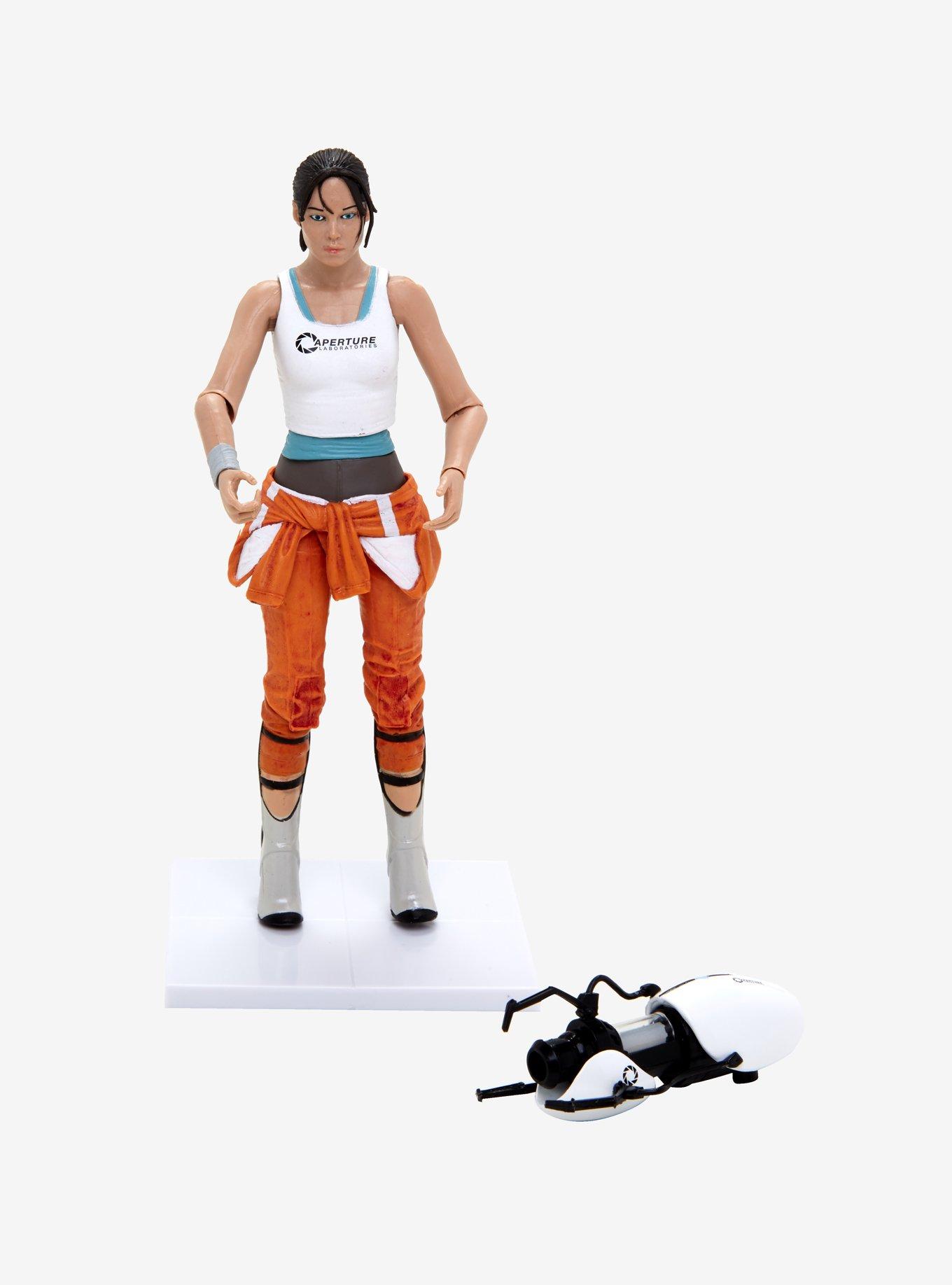 Portal 2 Chell Poseable Light Up Figure, , alternate