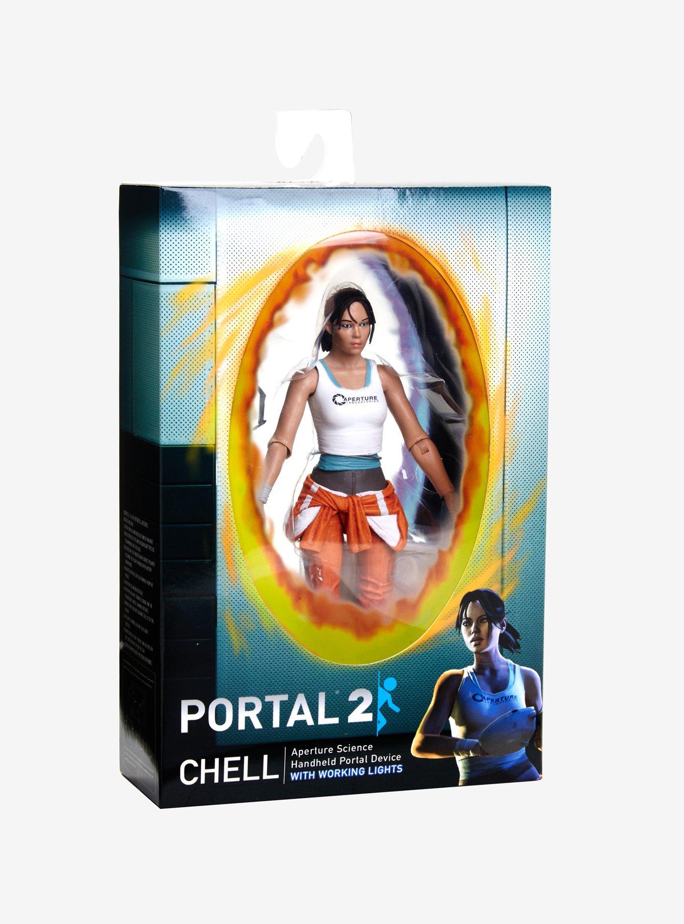 Portal 2 Chell Poseable Light Up Figure, , alternate