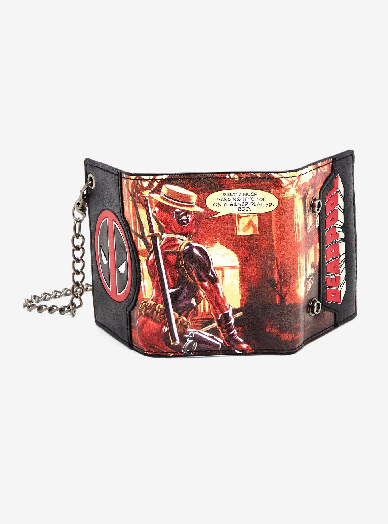 Deadpool Fire Chain Wallet, , alternate