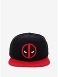 Marvel Deadpool Logo Underbill Printed Snapback Hat, , alternate