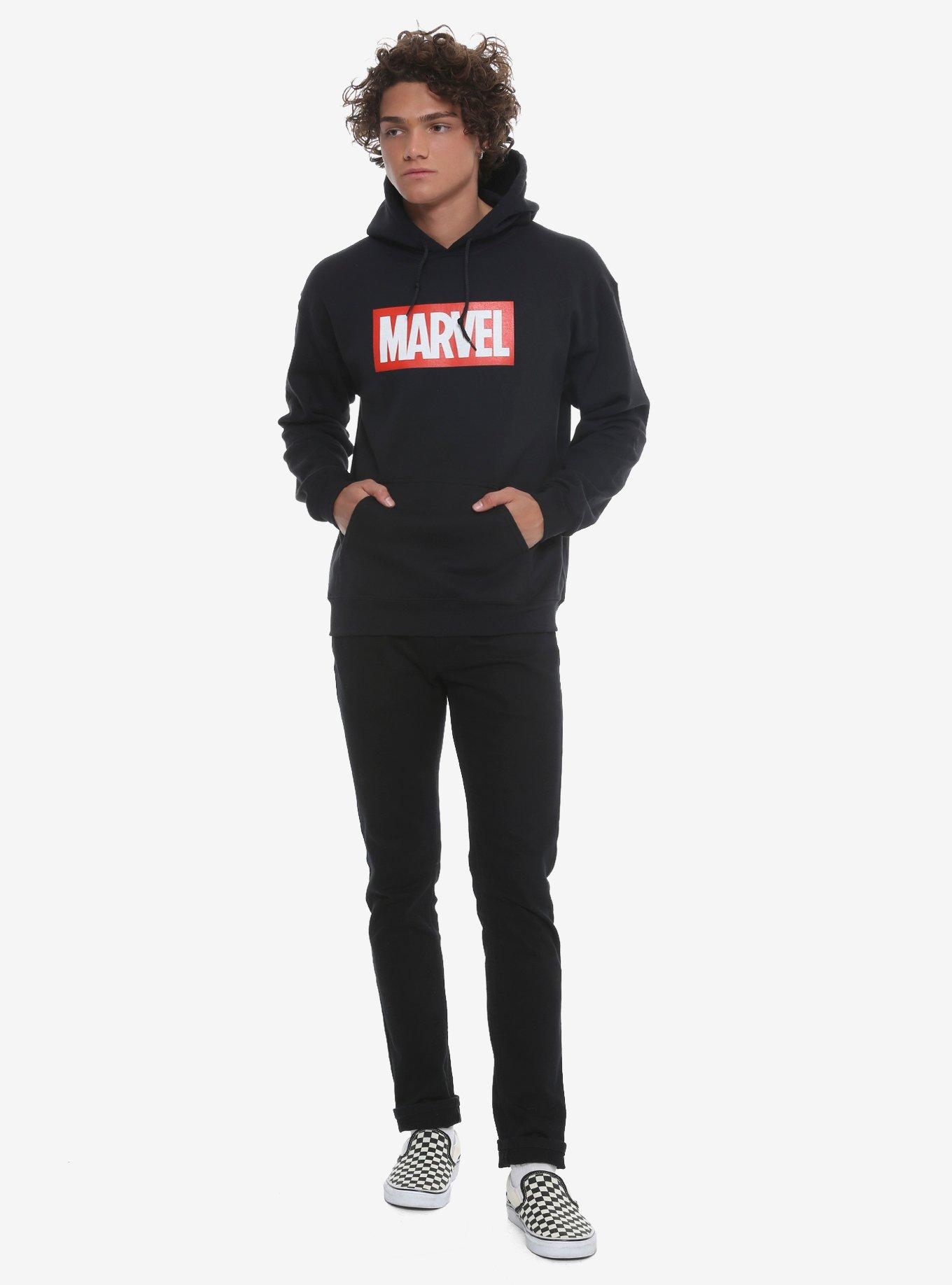 Marvel First Ten Years Tour Hoodie Hot Topic Exclusive, BLACK, alternate